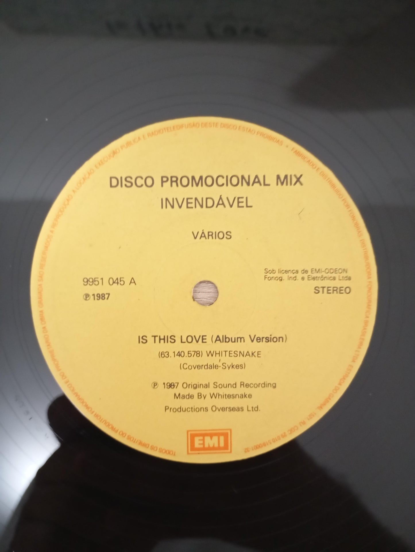 Lp Vinil Whitesnake Marillion Is This Love Incommunicado Mix