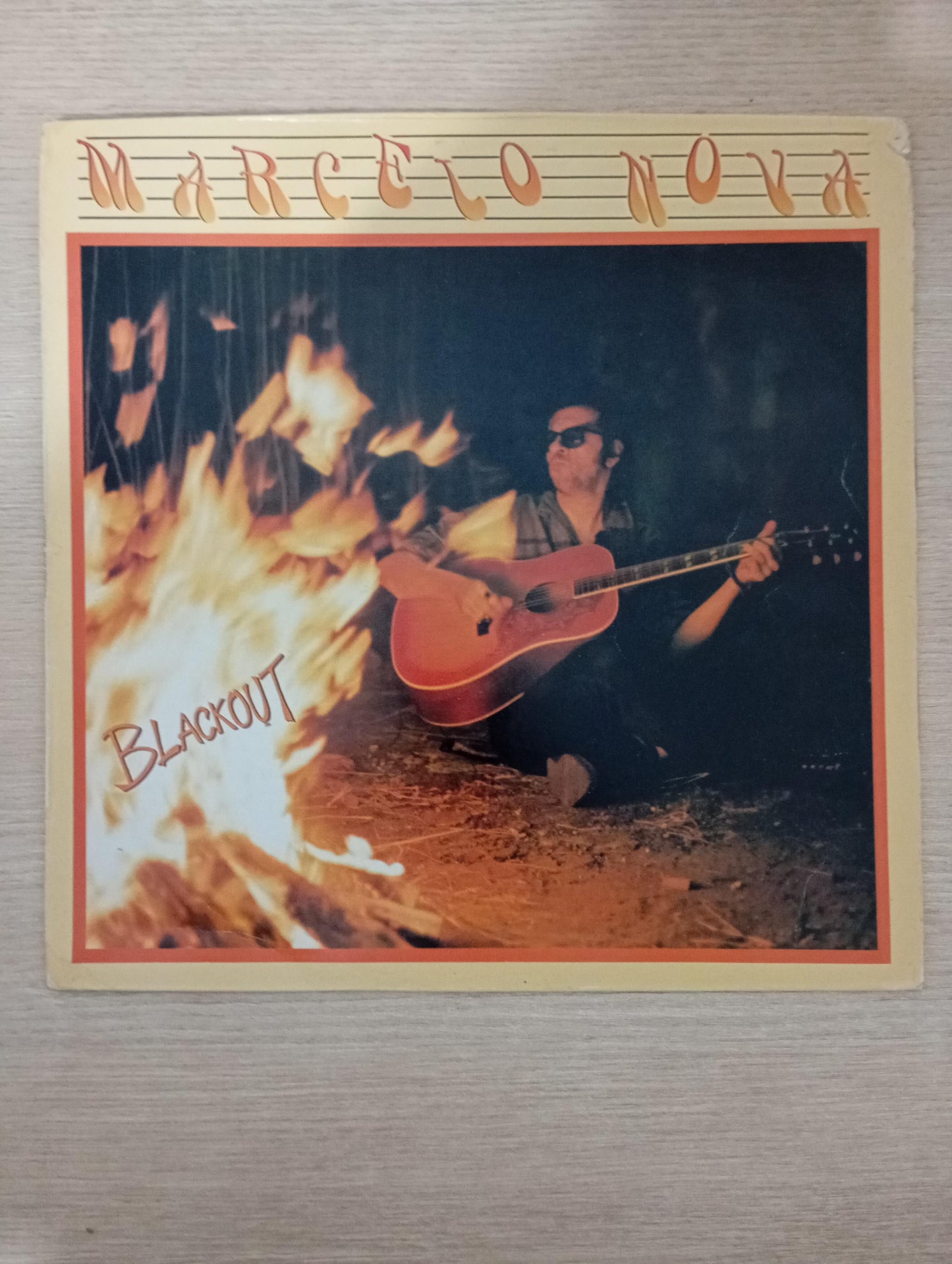 Lp Vinil Marcelo Nova Blackout Com Encarte