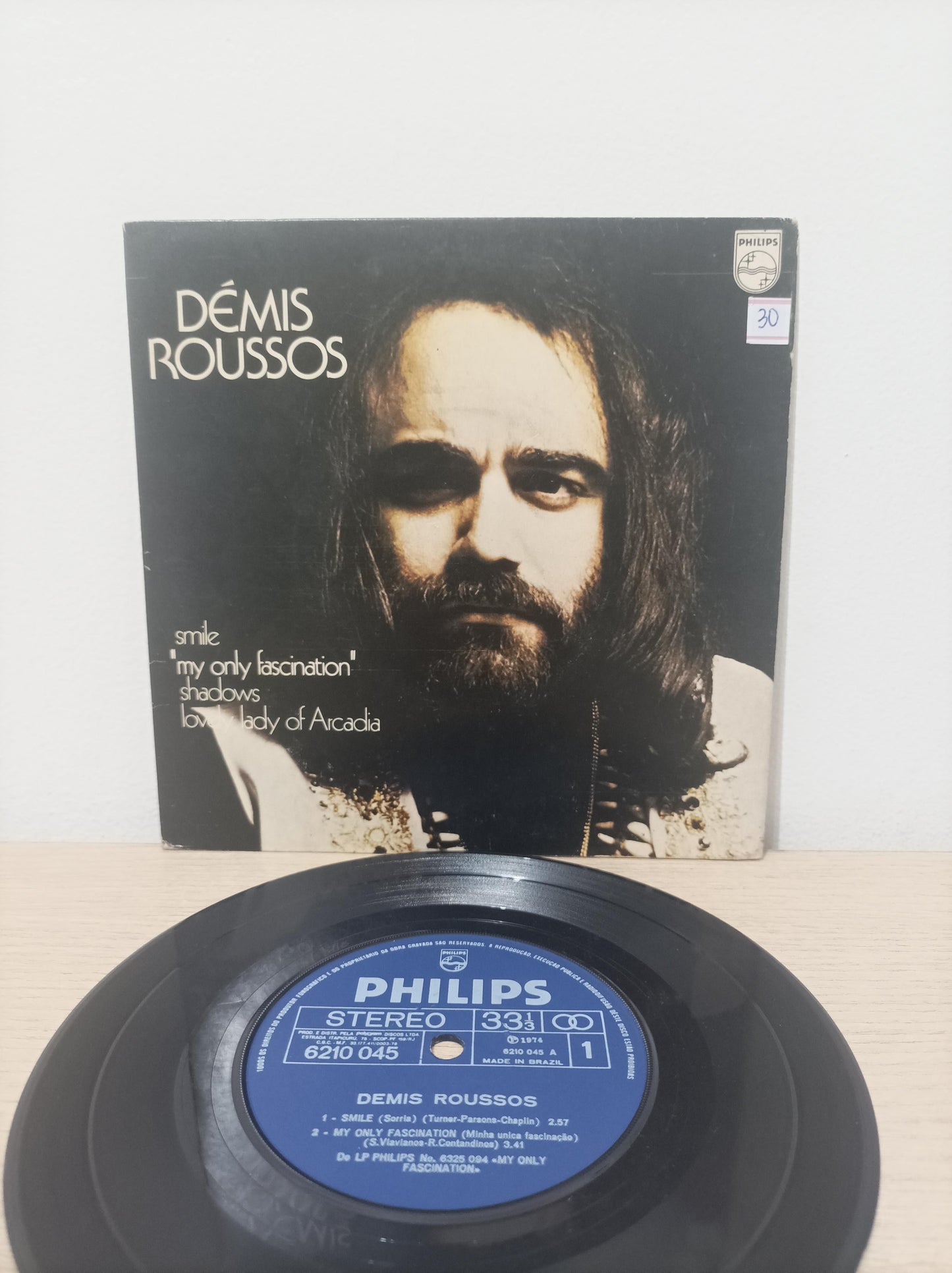 Compacto Vinil Demis Roussos Smile / My Only Fascination