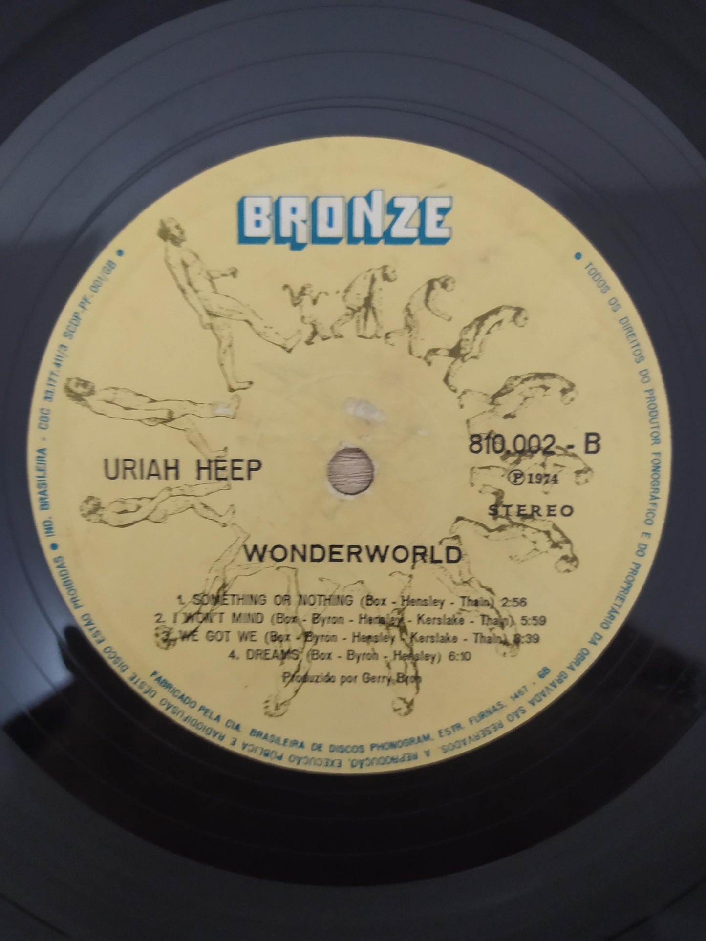 Lp Vinil Uriah Heep Wonderworld Com Encarte