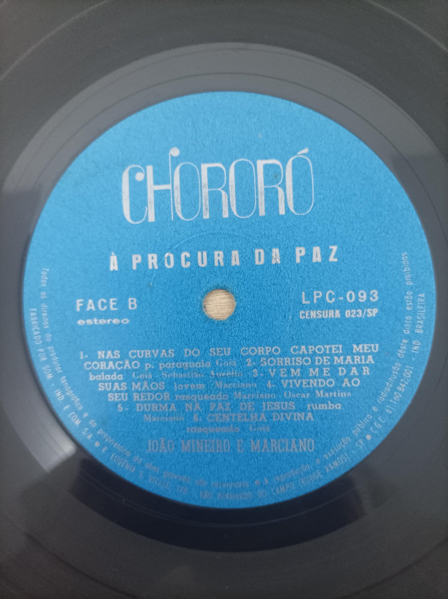 Lp Vinil João Mineiro & Marciano A Procura Da Paz