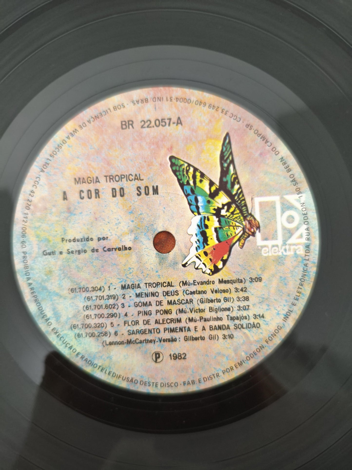 Lp Vinil A Cor Do Som Magia Tropical Com Encarte