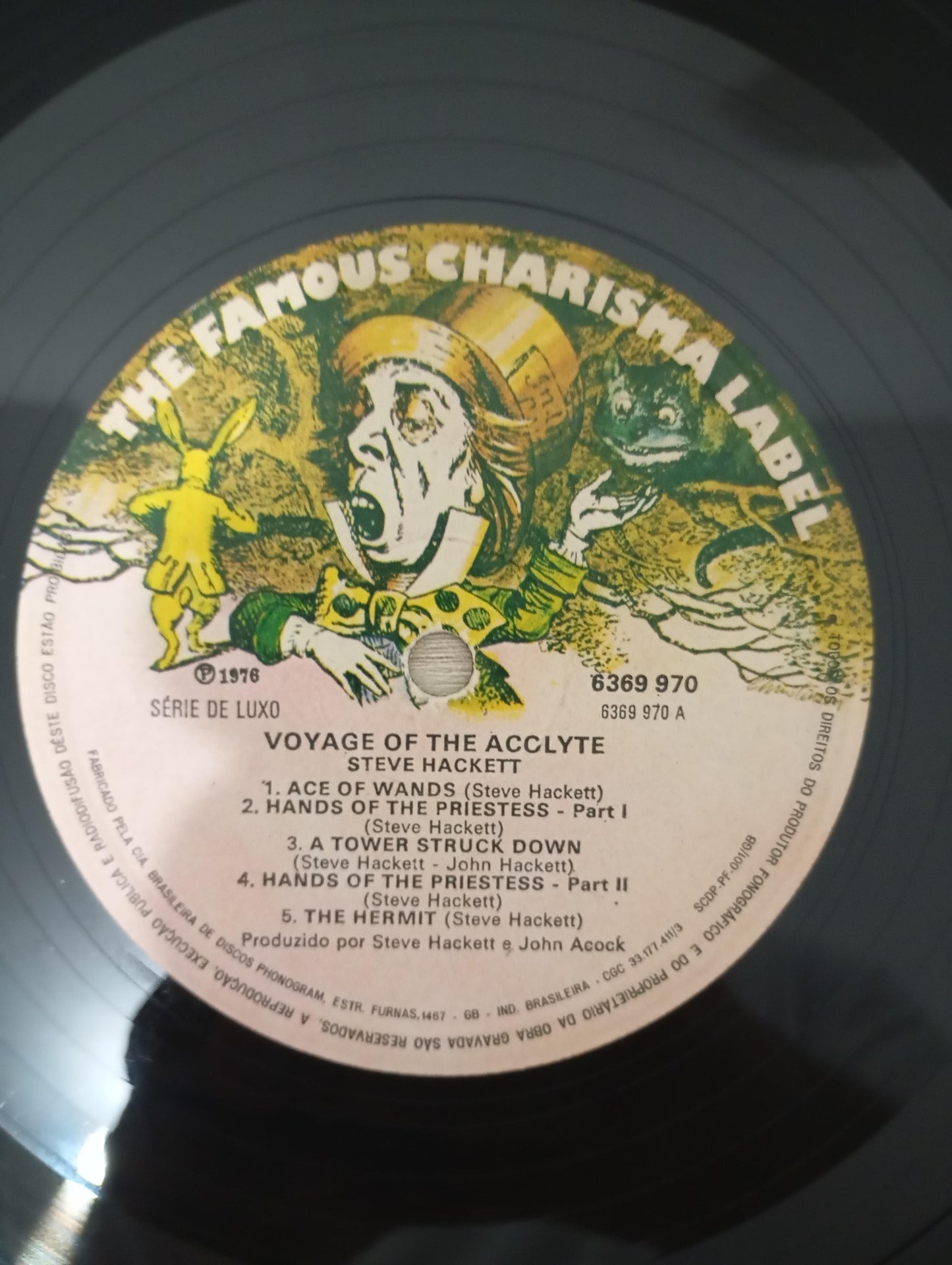 Disco Vinil Voyage Of The Acolyte Steve Hackett Capa Dupla A