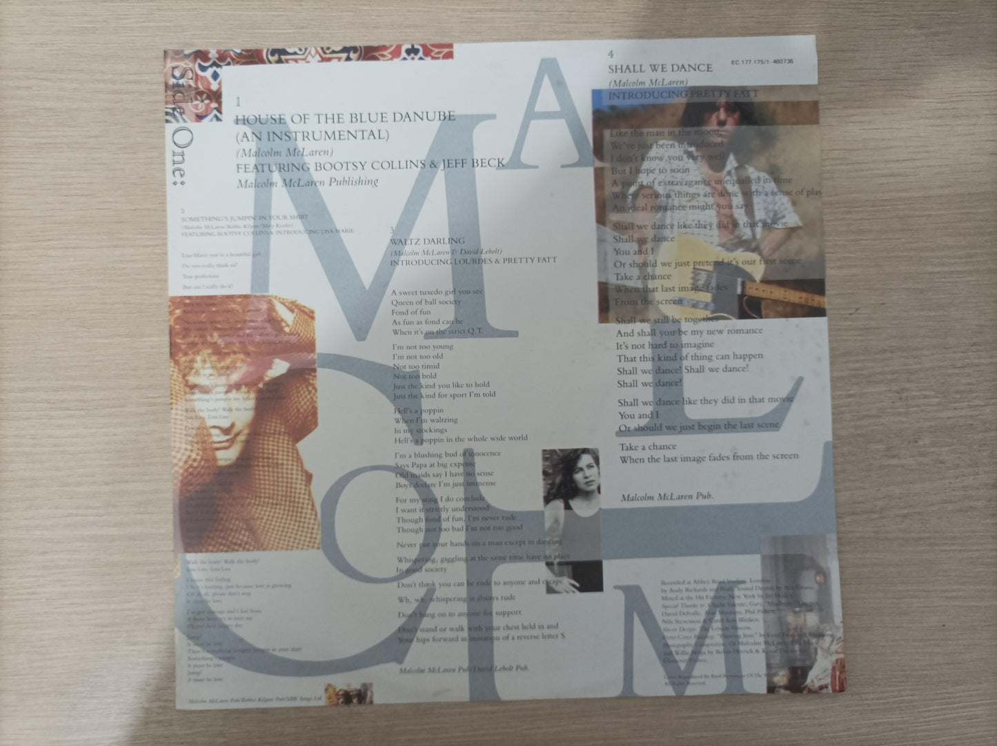 Lp Vinil Malcolm McLaren Waltz Darling Com Encarte