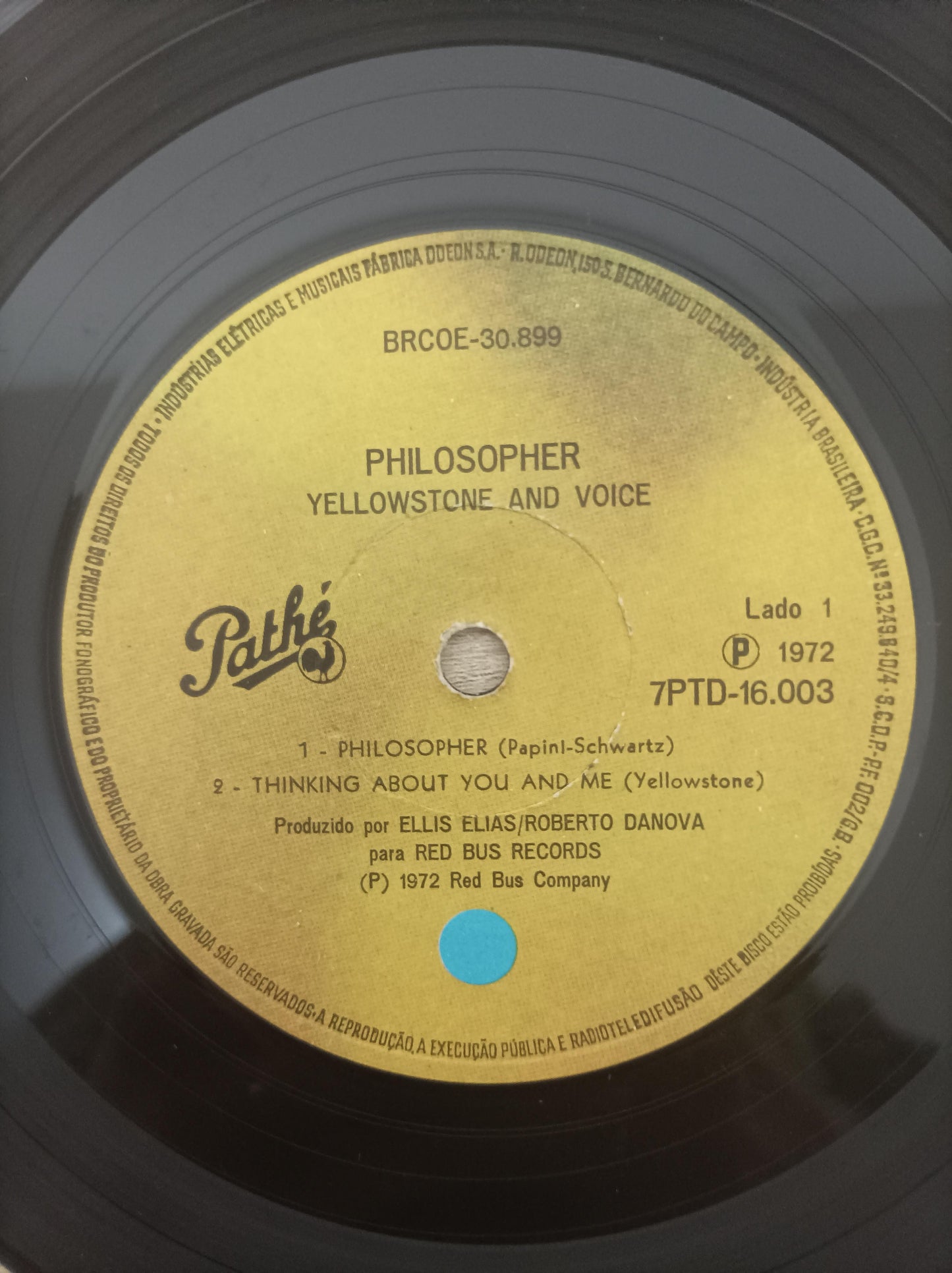 Vinil Compacto Yellowstone & Voice Philosopher