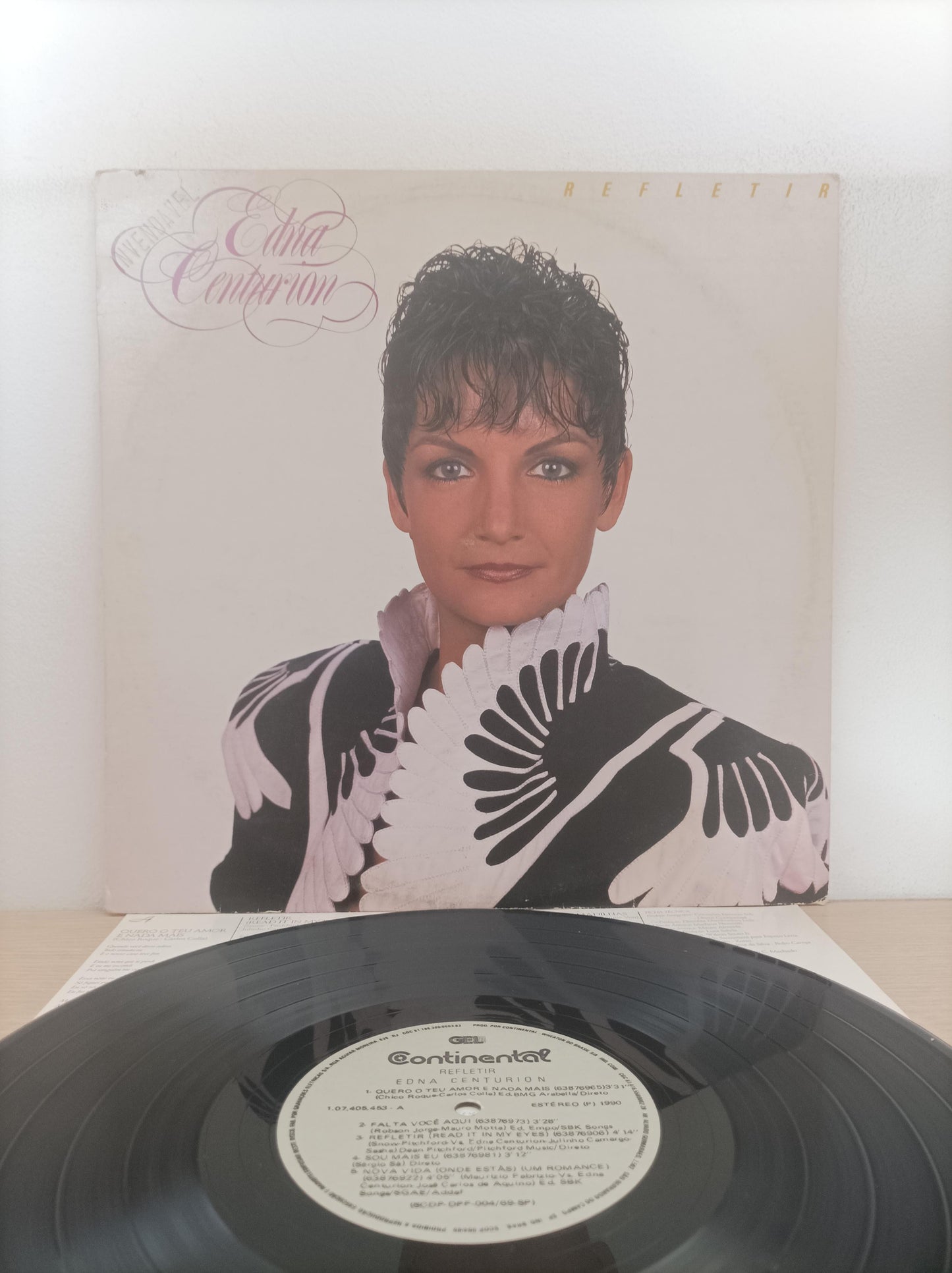 Lp Vinil Edna Centurion Refletir Com Encarte