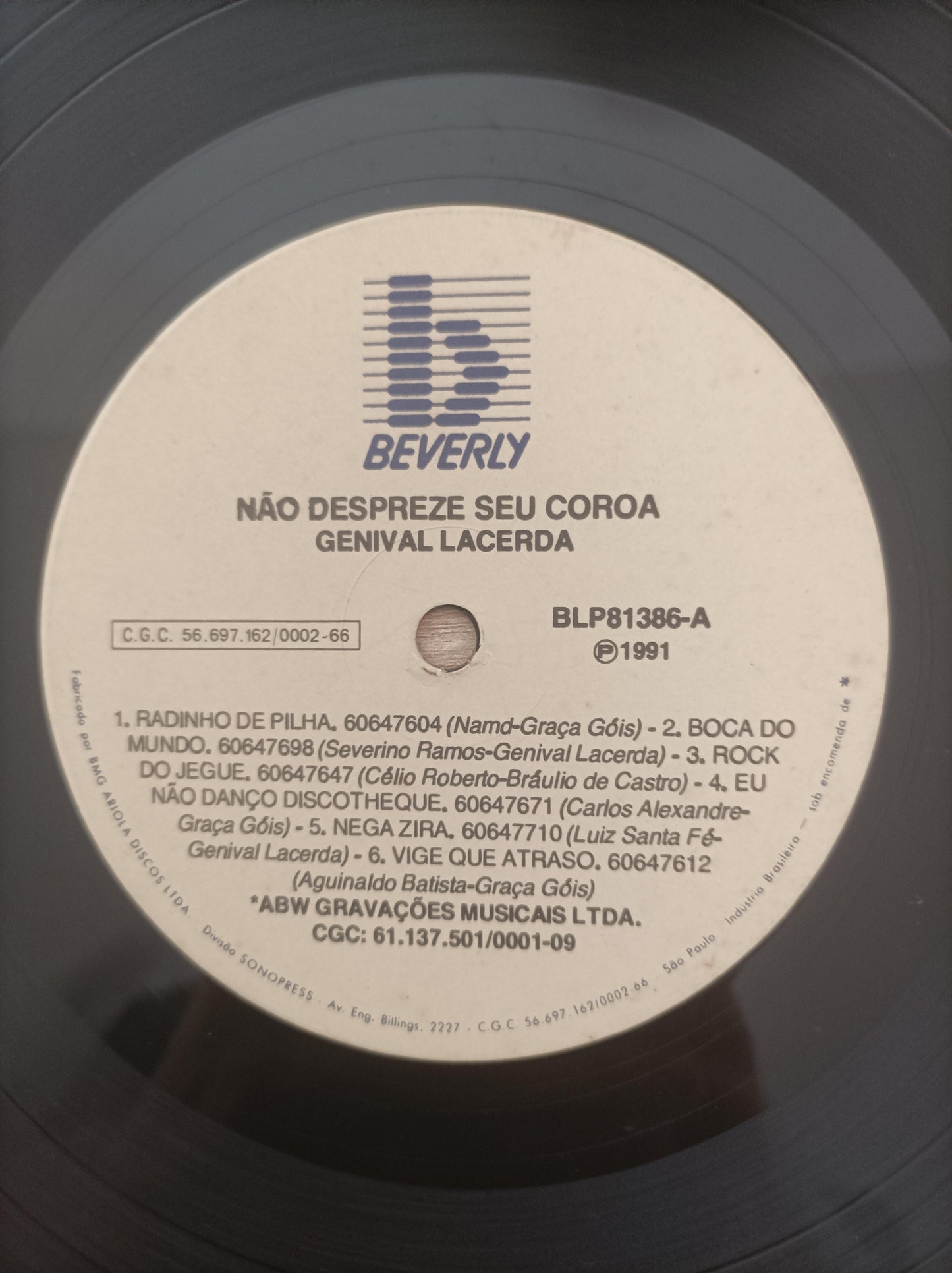 Lp Vinil Genival Lacerda Não Despreze Seu Coroa