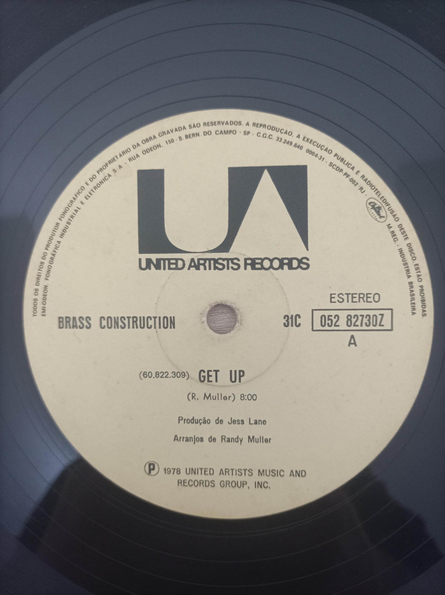 Lp Vinil Brass Construction Get Up, Leia