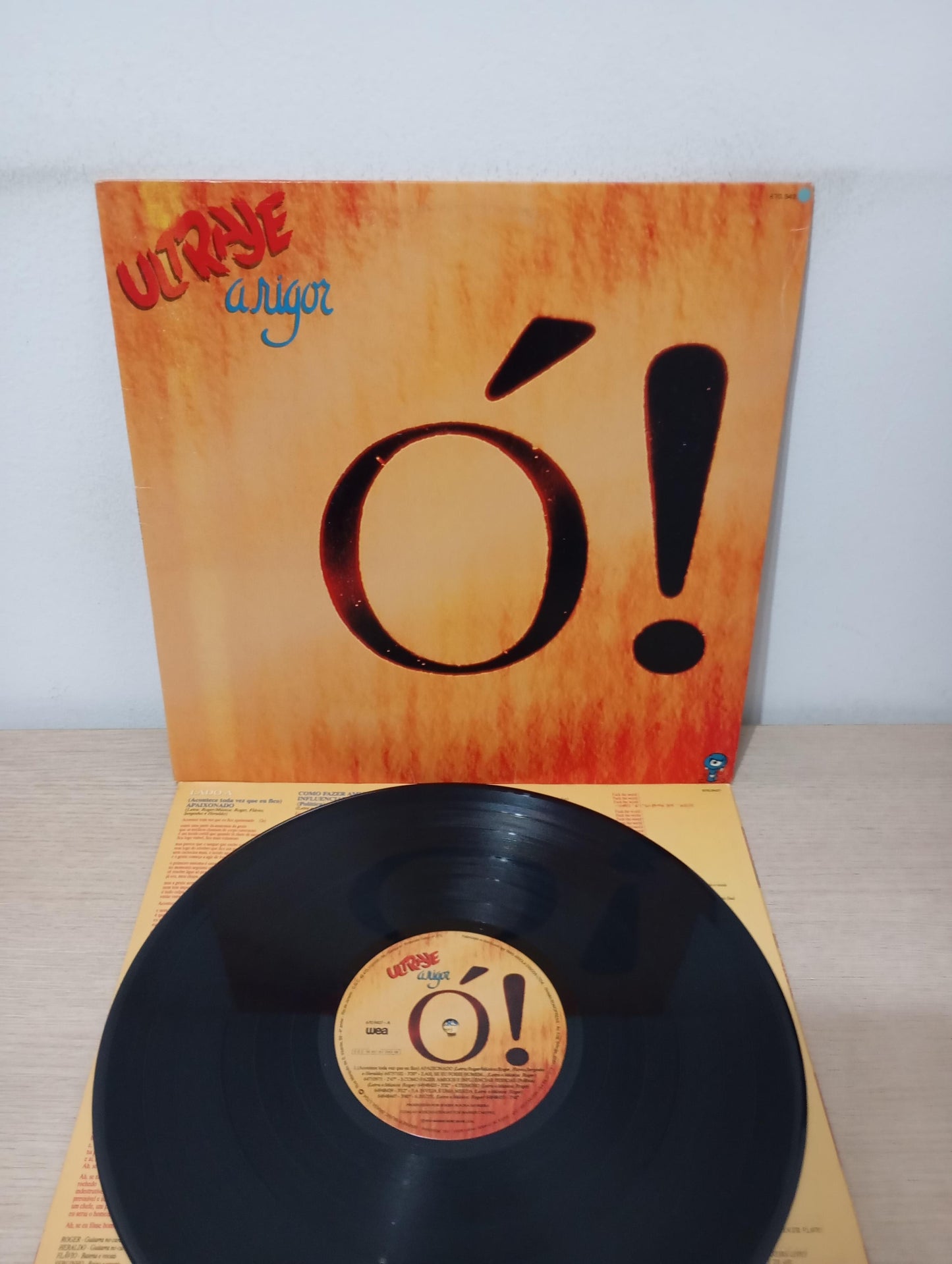 Lp Vinil Ultraje A Rigor Ó! Com Encarte