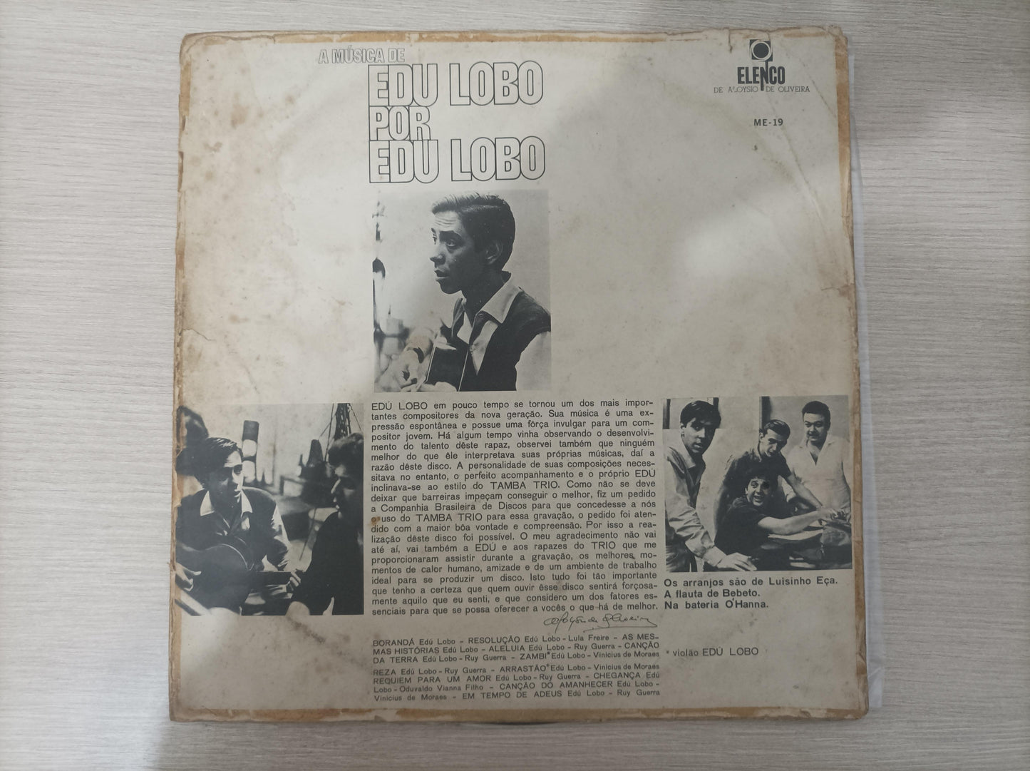 Lp Vinil Edu Lobo A Música de Edu Lobo Por