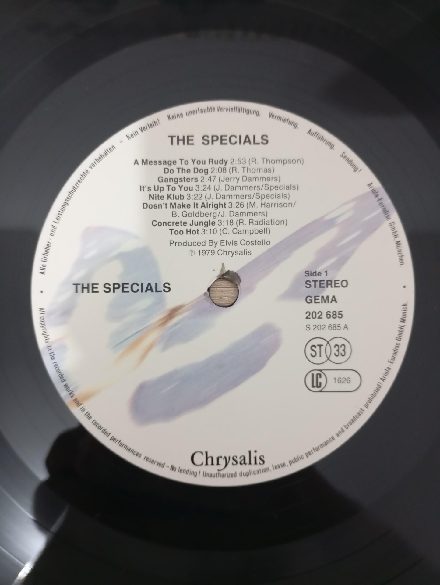 Lp Vinil The Specials 1979 Importado Alemanha