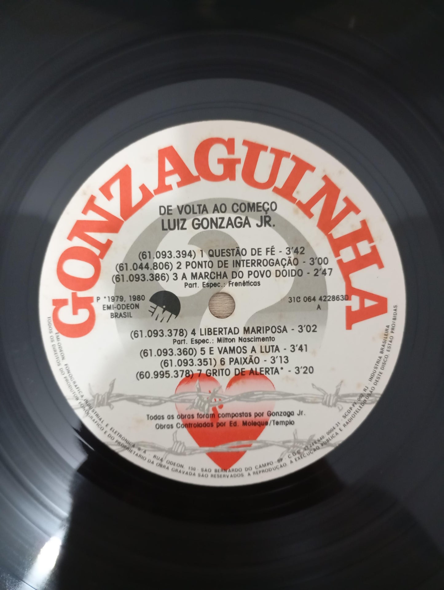 Lp Vinil Gonzaguinha De Volta Ao Começo Capa Dupla