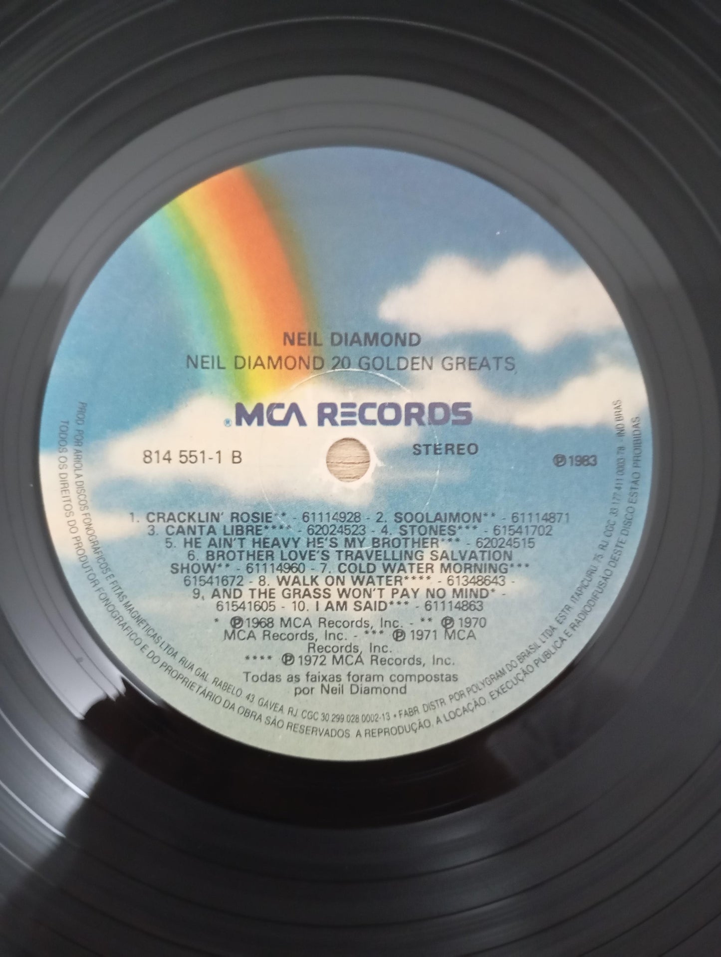 Lp Vinil Neil Diamond 20 Golden Greats