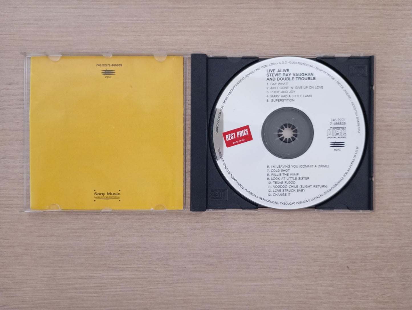 CD Stevie Ray Vaughan & Double Trouble Live Alive