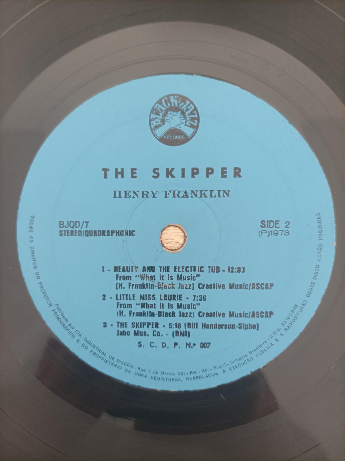 Lp Vinil Henry Franklin The Skipper