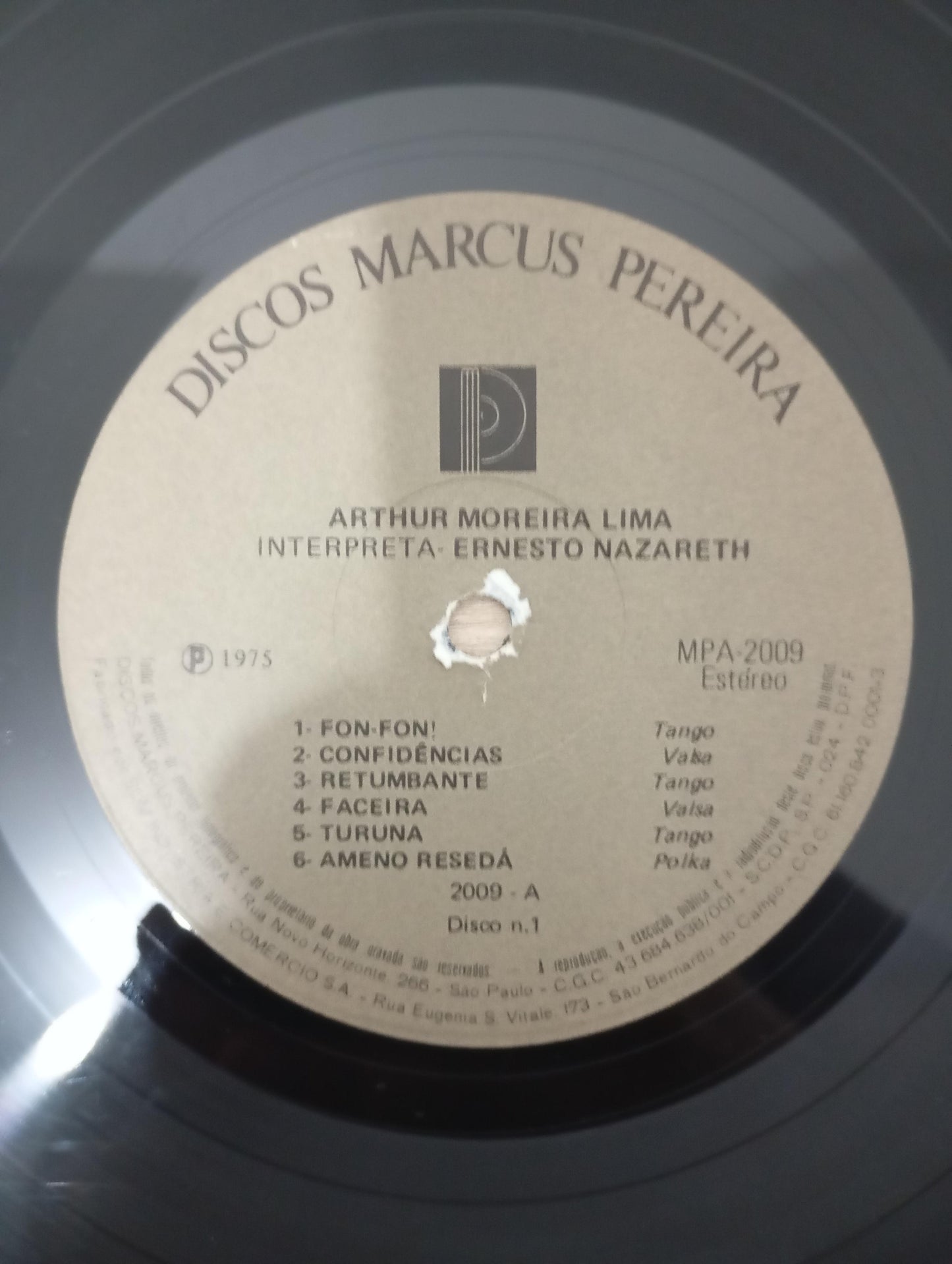 Lp Vinil Arthur Moreira Lima Ernesto Nazareth Duplo