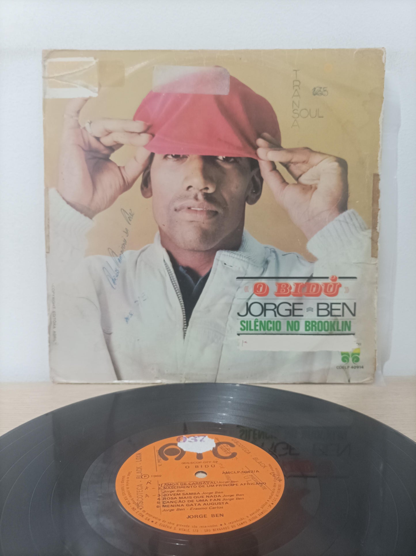 Lp Vinil Jorge Ben O Bidú: Silêncio No Brooklin