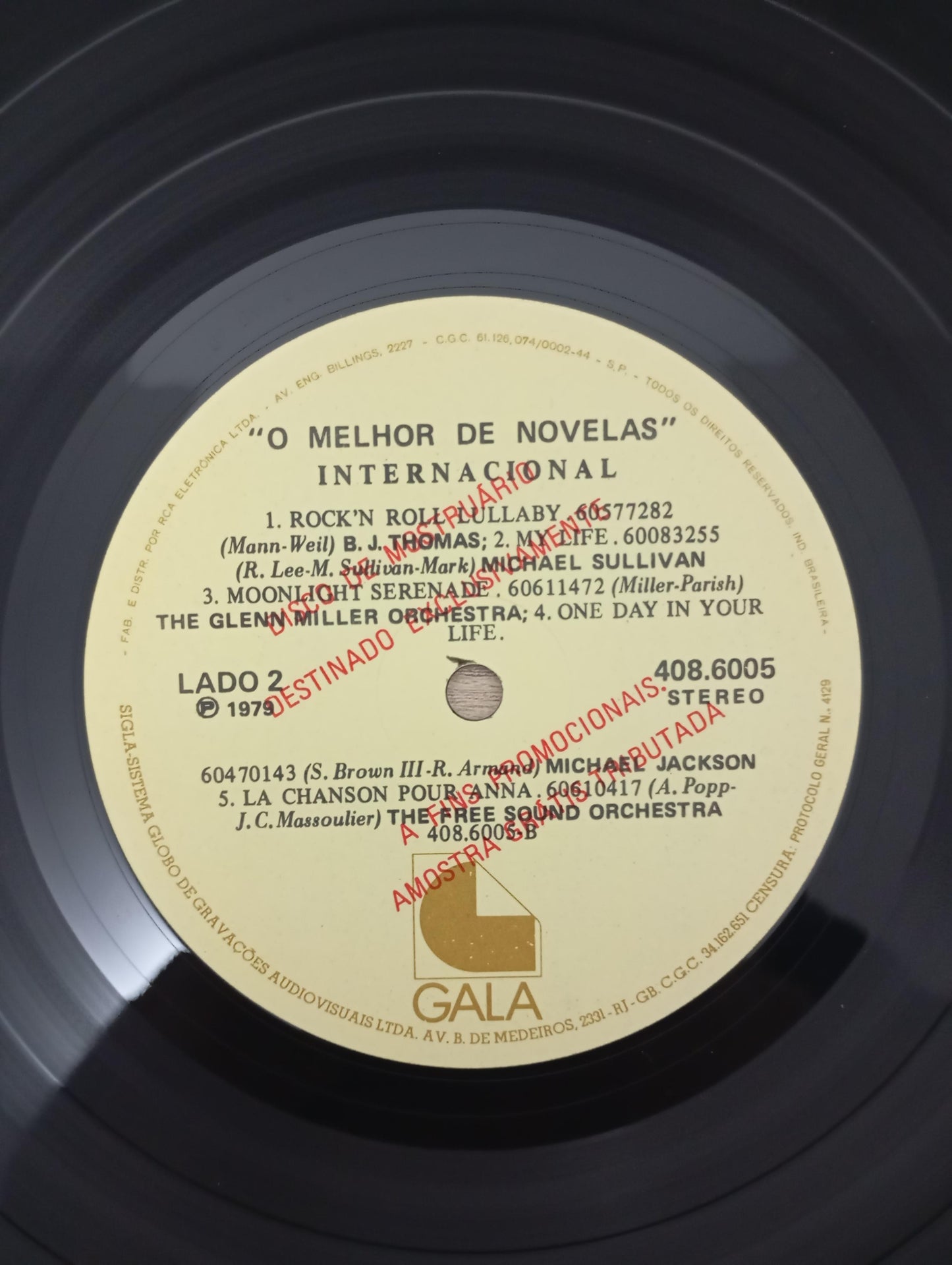 Lp Vinil Gala 79 Apresenta O Melhor de Novelas Internacional