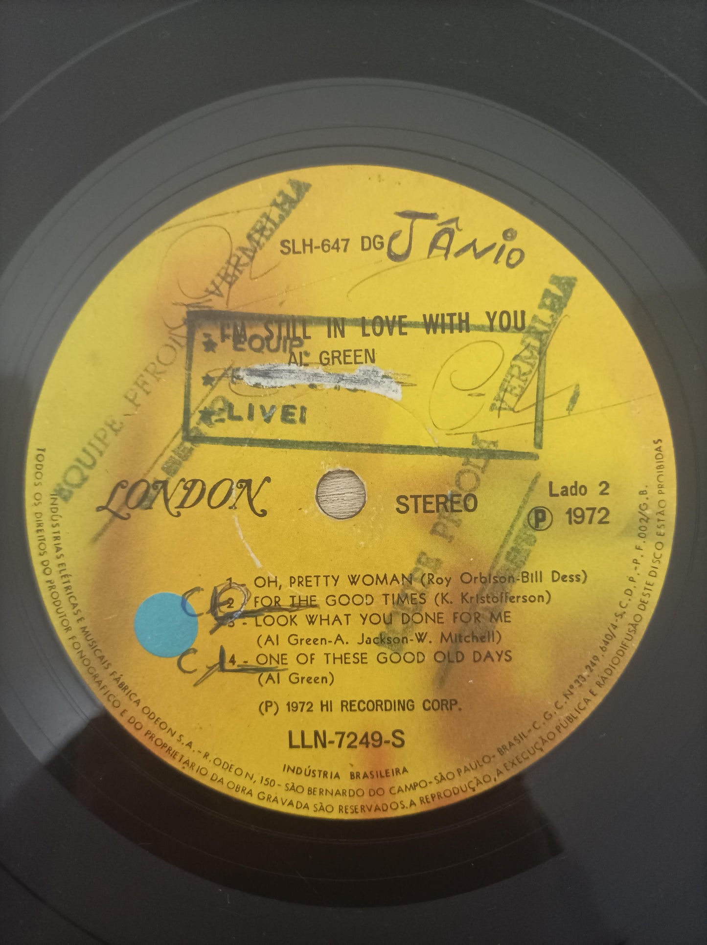Lp Vinil Al Green I'm Still In Love With You