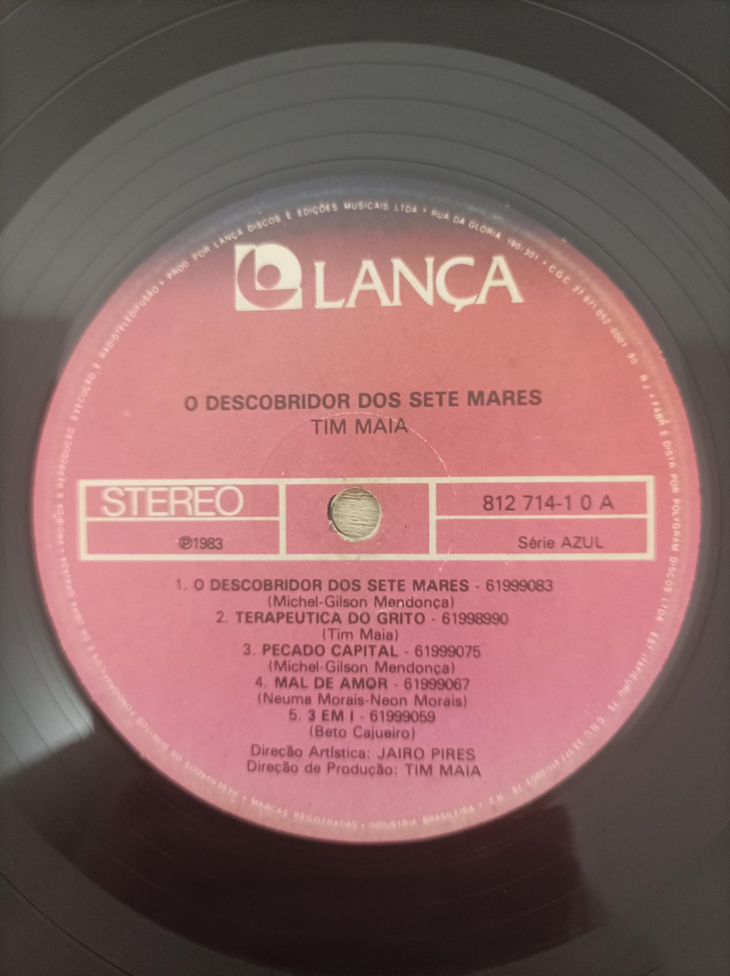 Lp Vinil Tim Maia O Descobridor Dos Sete Mares
