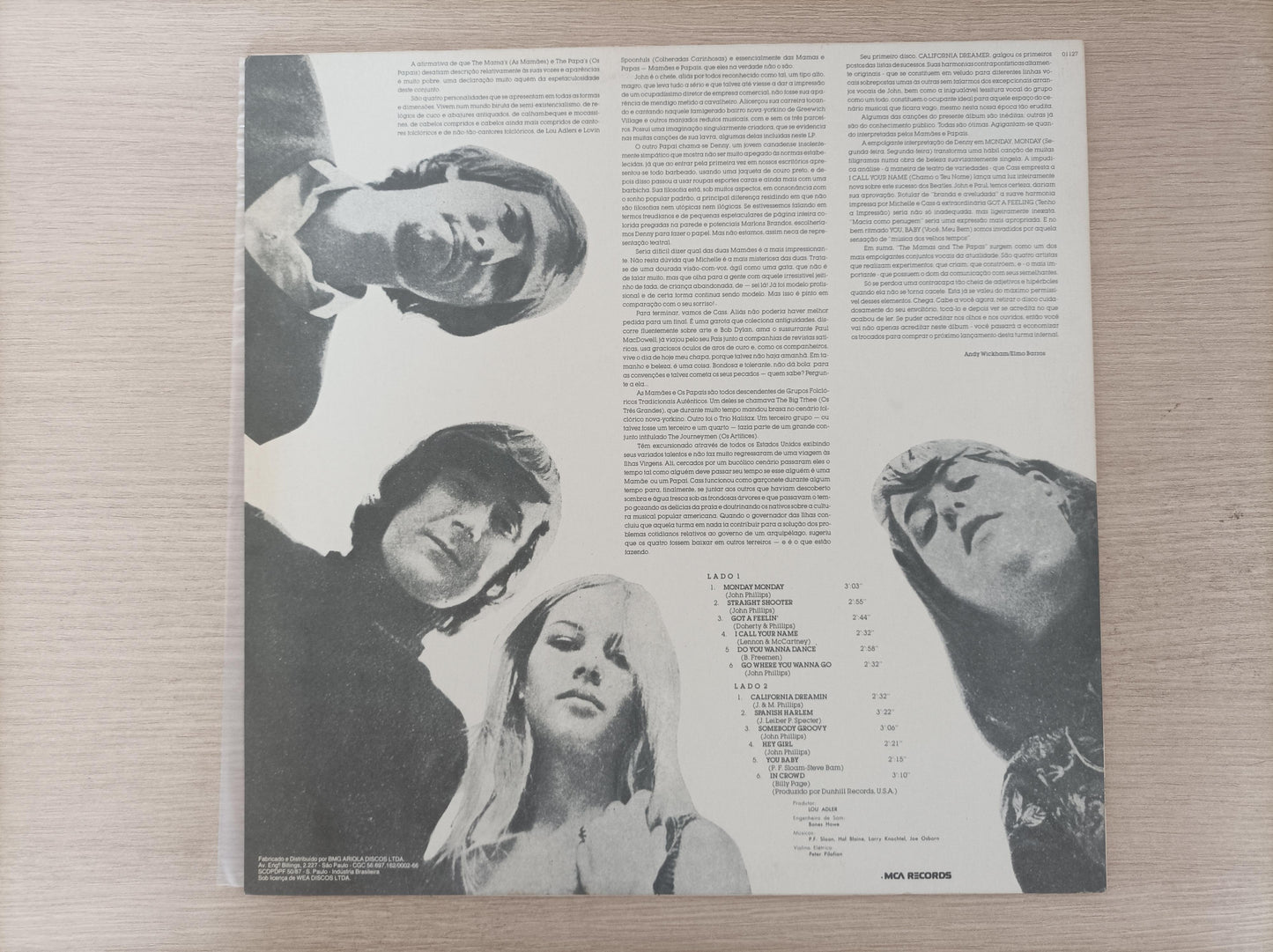 Lp Vinil Mamas & The Papas If You Believe Your Eyes And Ears