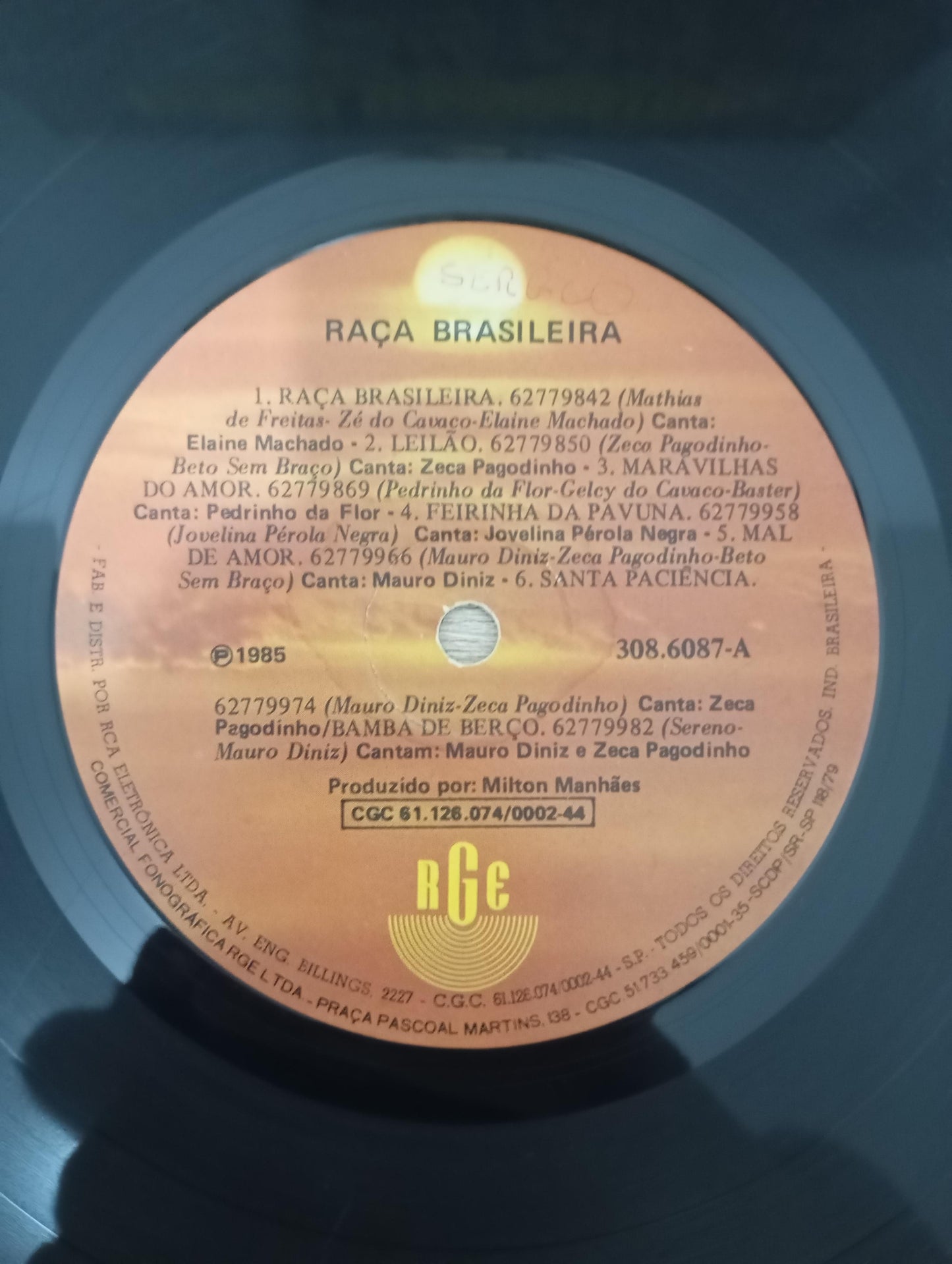 Lp Vinil Raça Brasileira