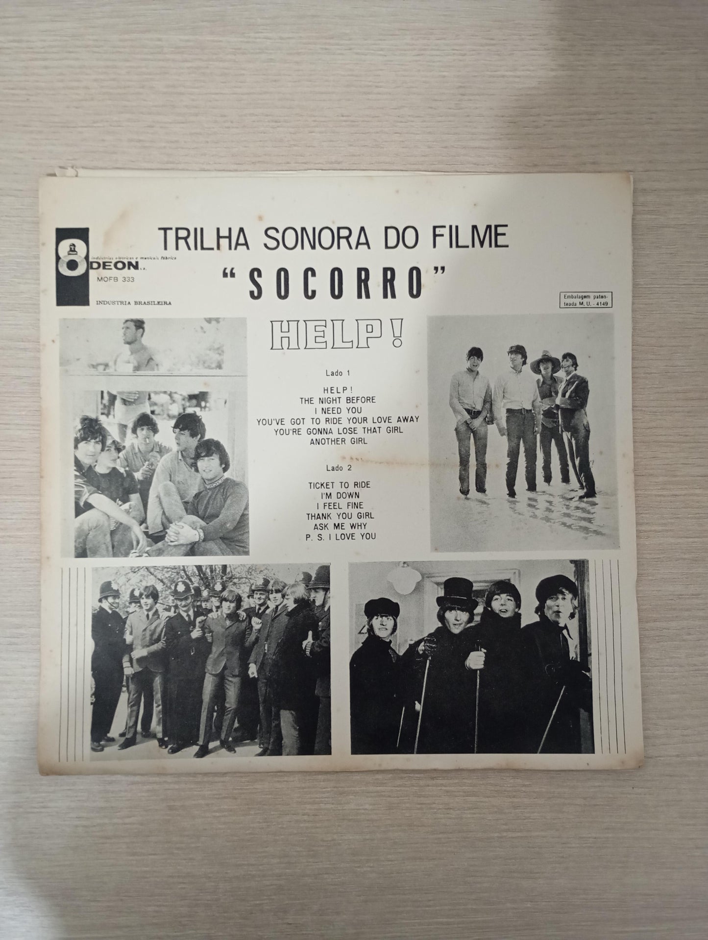 Disco Vinil Help! The Beatles A