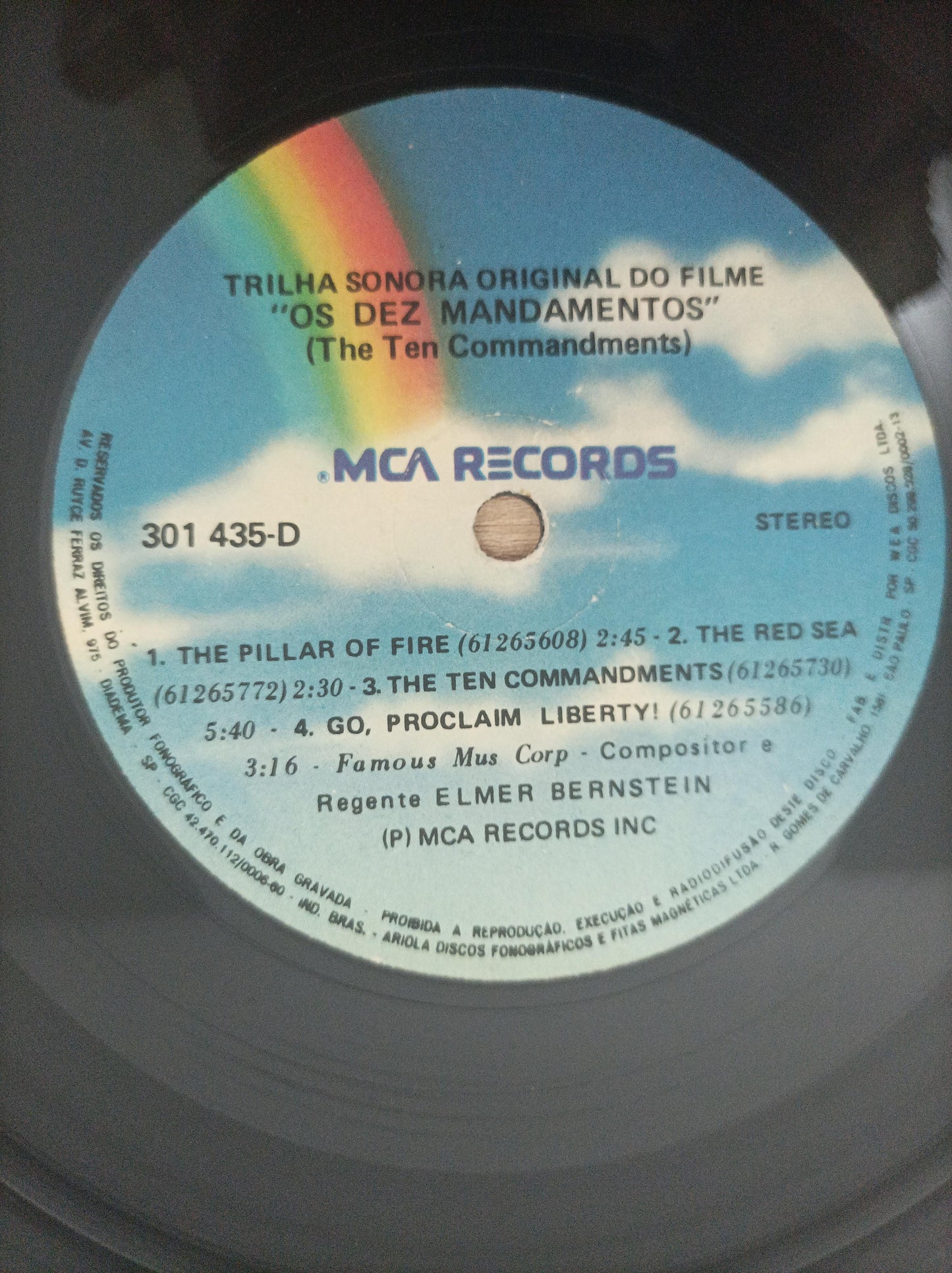 Lp Vinil The Ten Commandments Trilha Sonora Duplo
