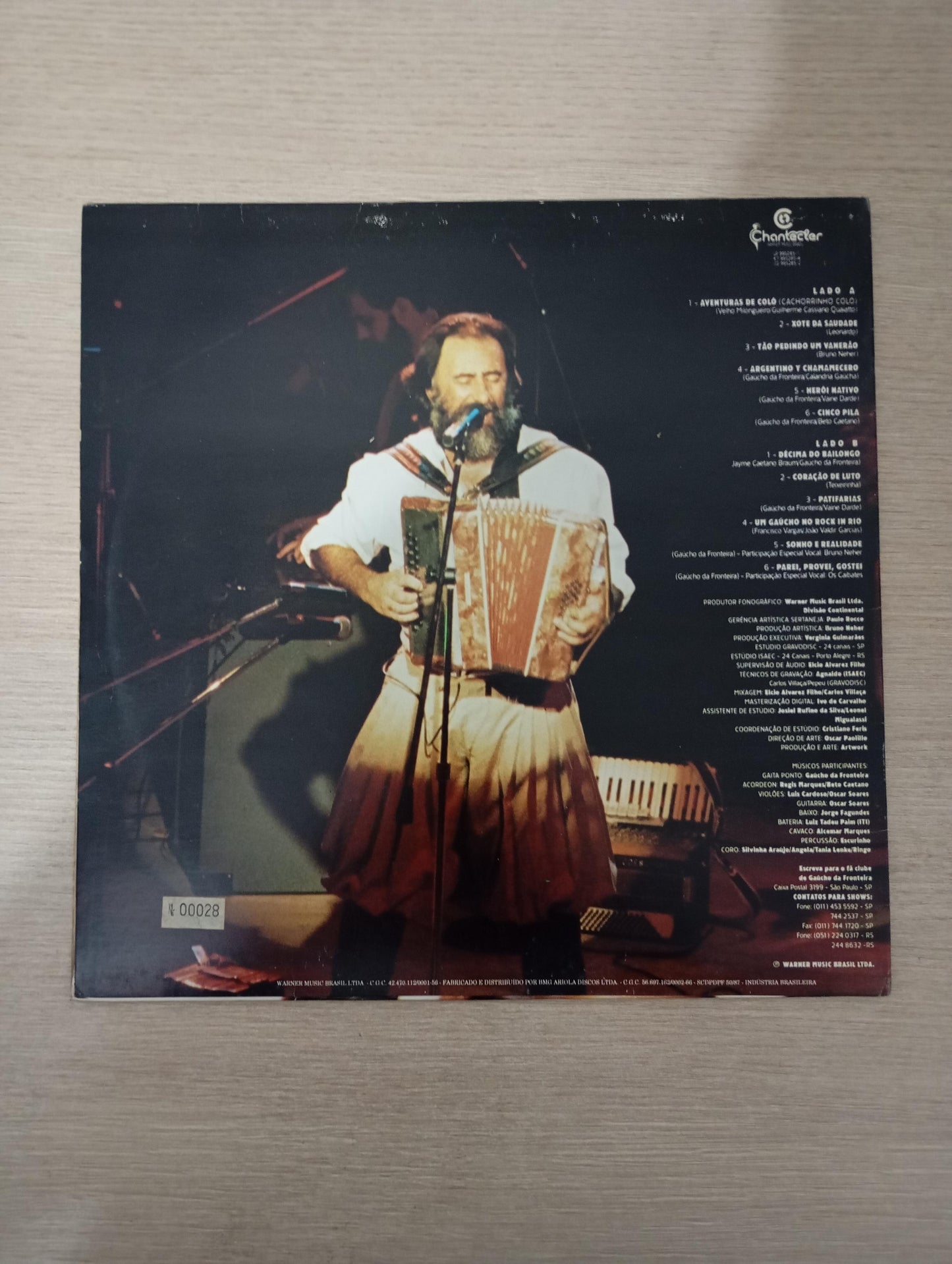 Lp Vinil Gaúcho Da Fronteira Pedindo Um Vanerão Com Encarte