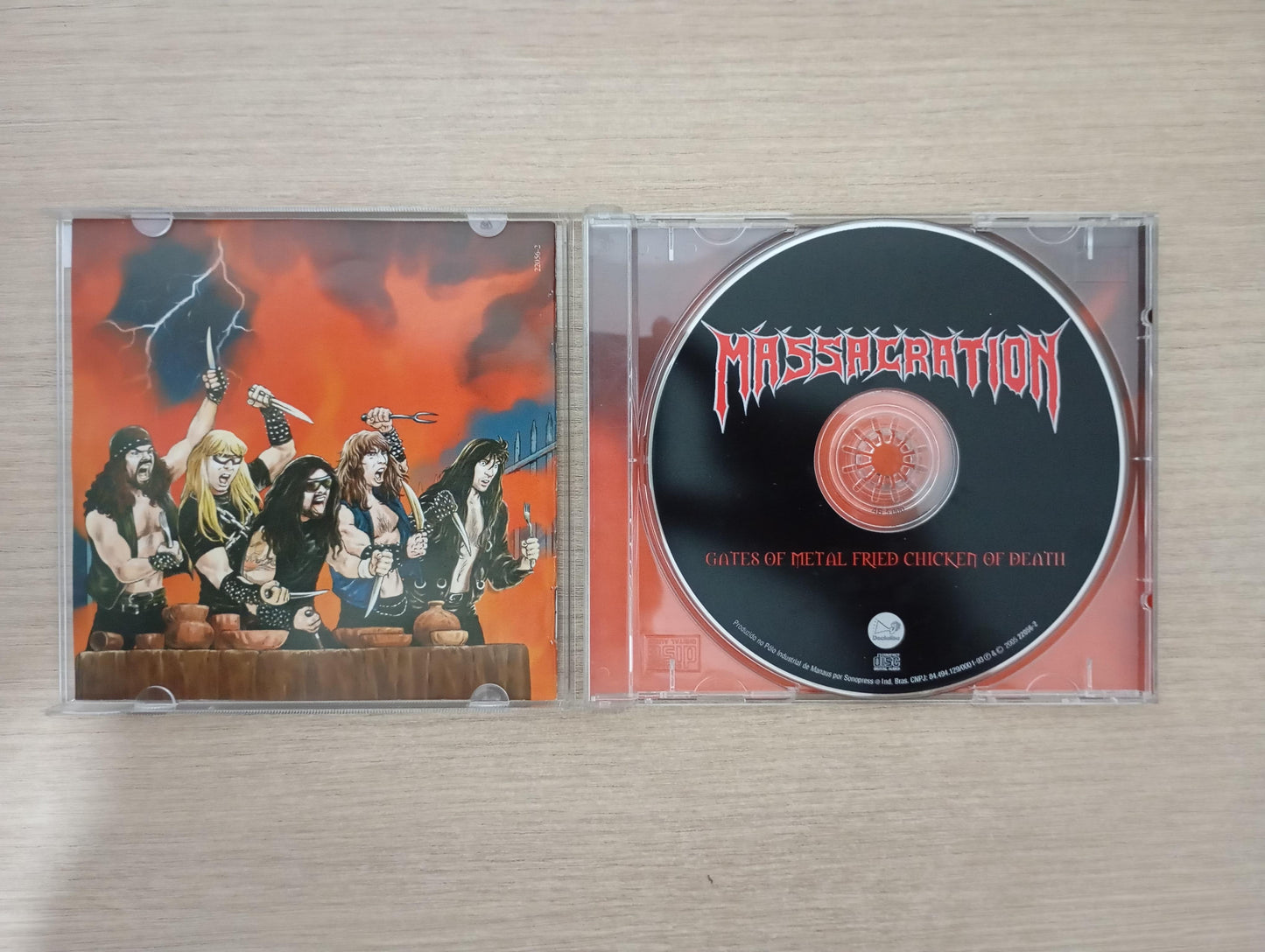 CD Massacration Gates Of Metal Fried Chicken Of Death