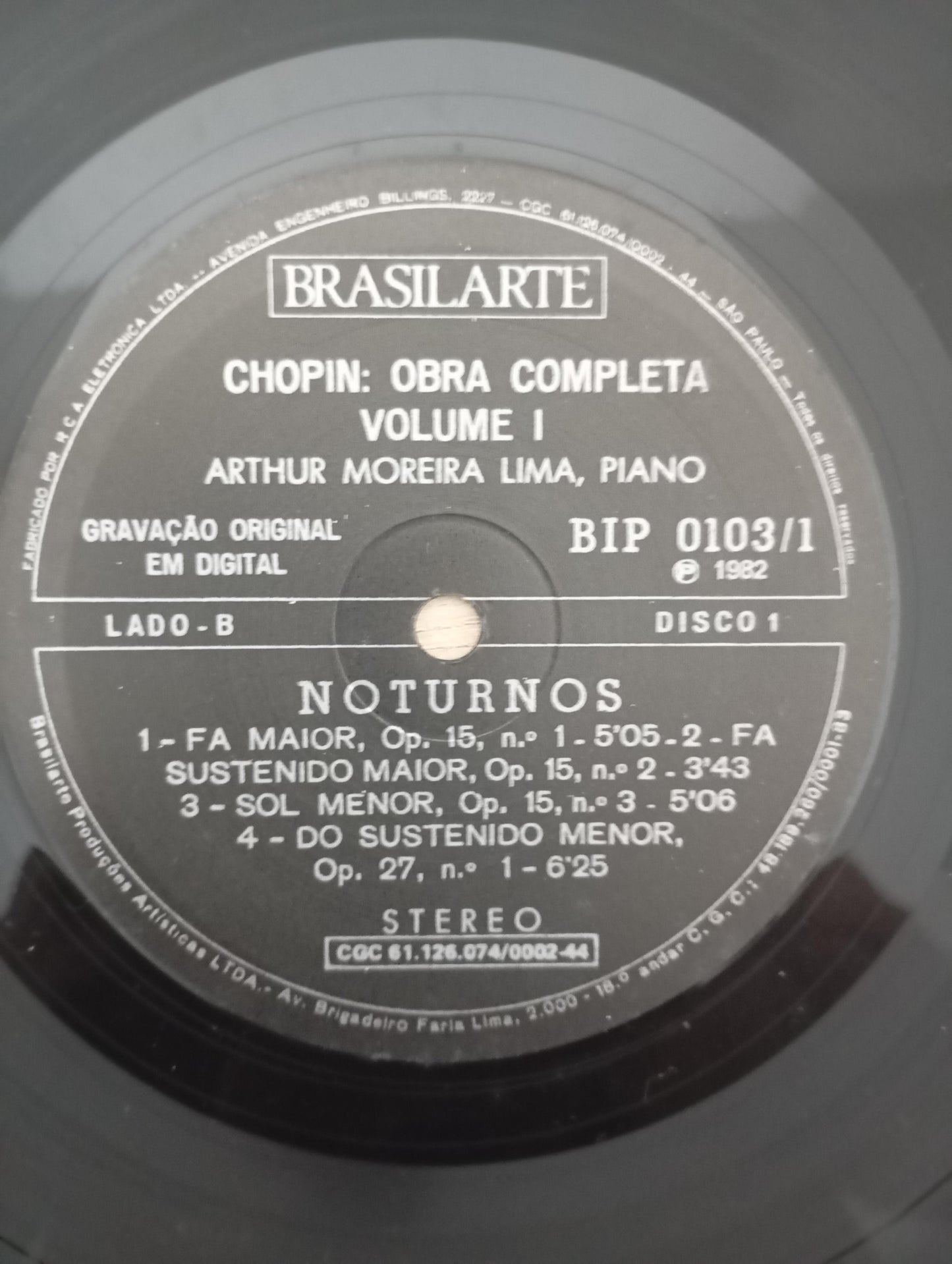 Lp Vinil Box Arthur Moreira Lima Chopin: 21 Noturnos, Leia