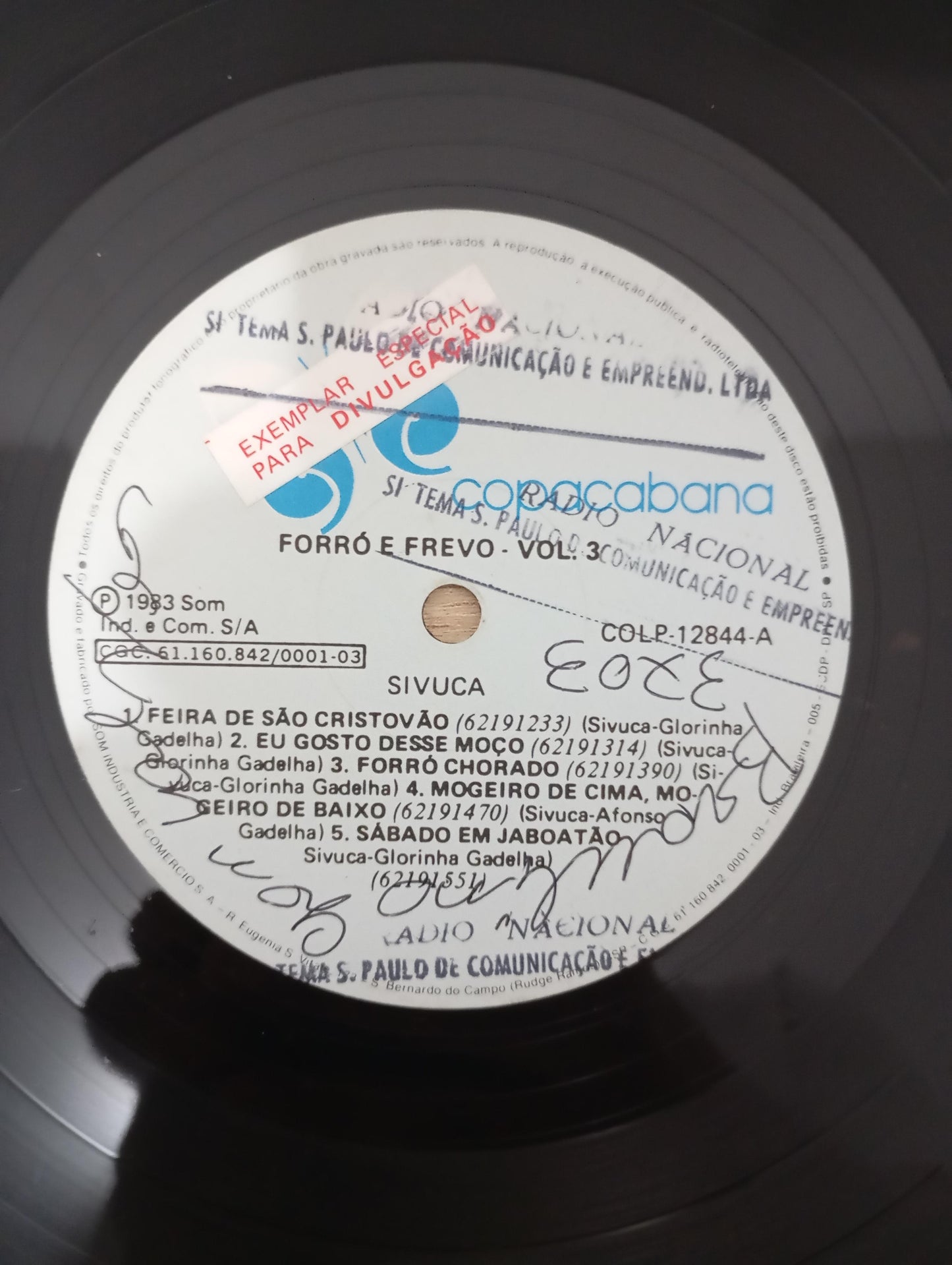 Lp Vinil Sivuca Forró E Frevo - Vol. 3