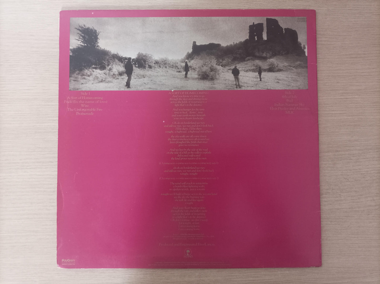 Lp Vinil U2 The Unforgettable Fire Com Encarte