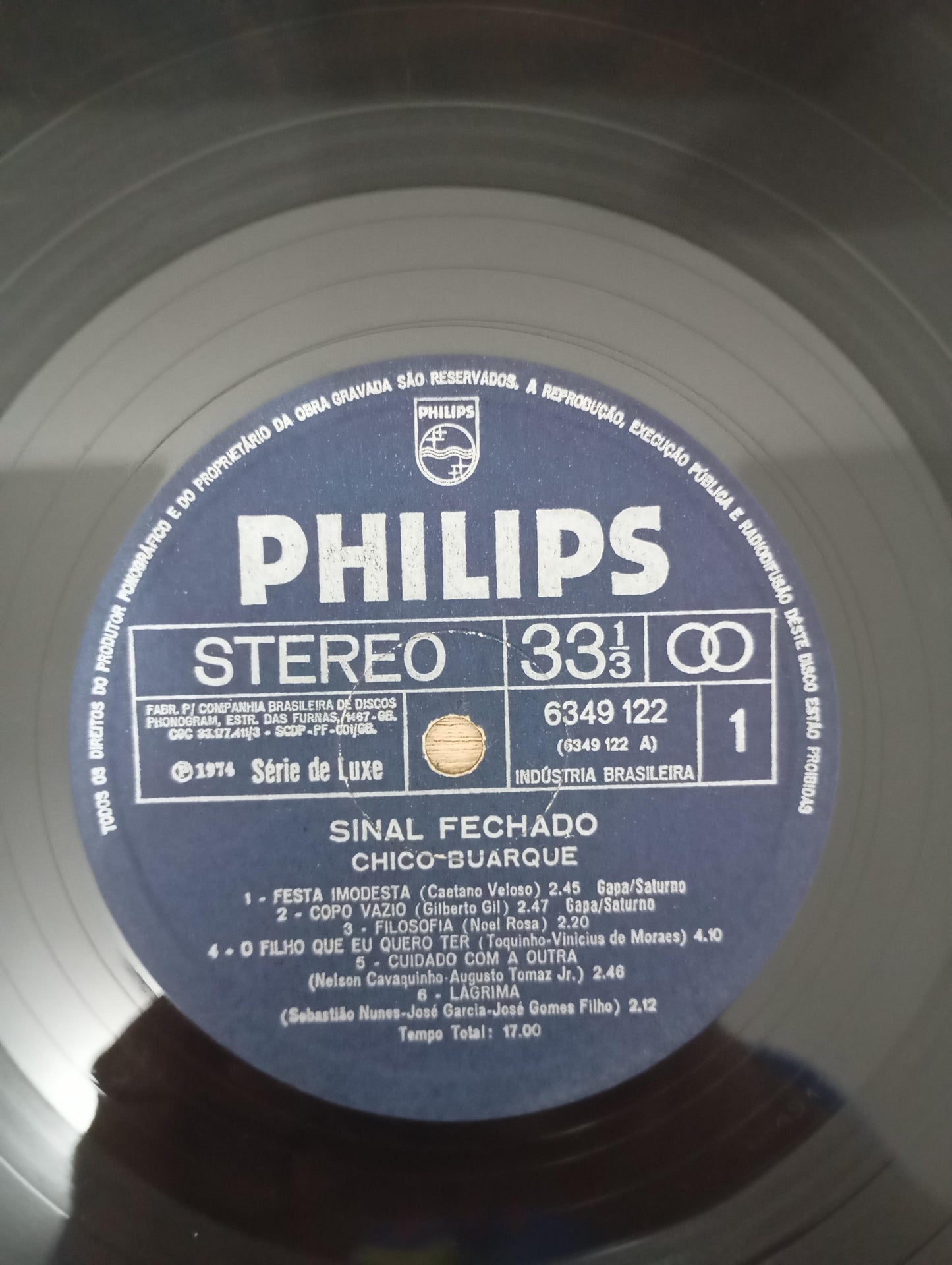 Disco Vinil Sinal Fechado Chico Buarque A