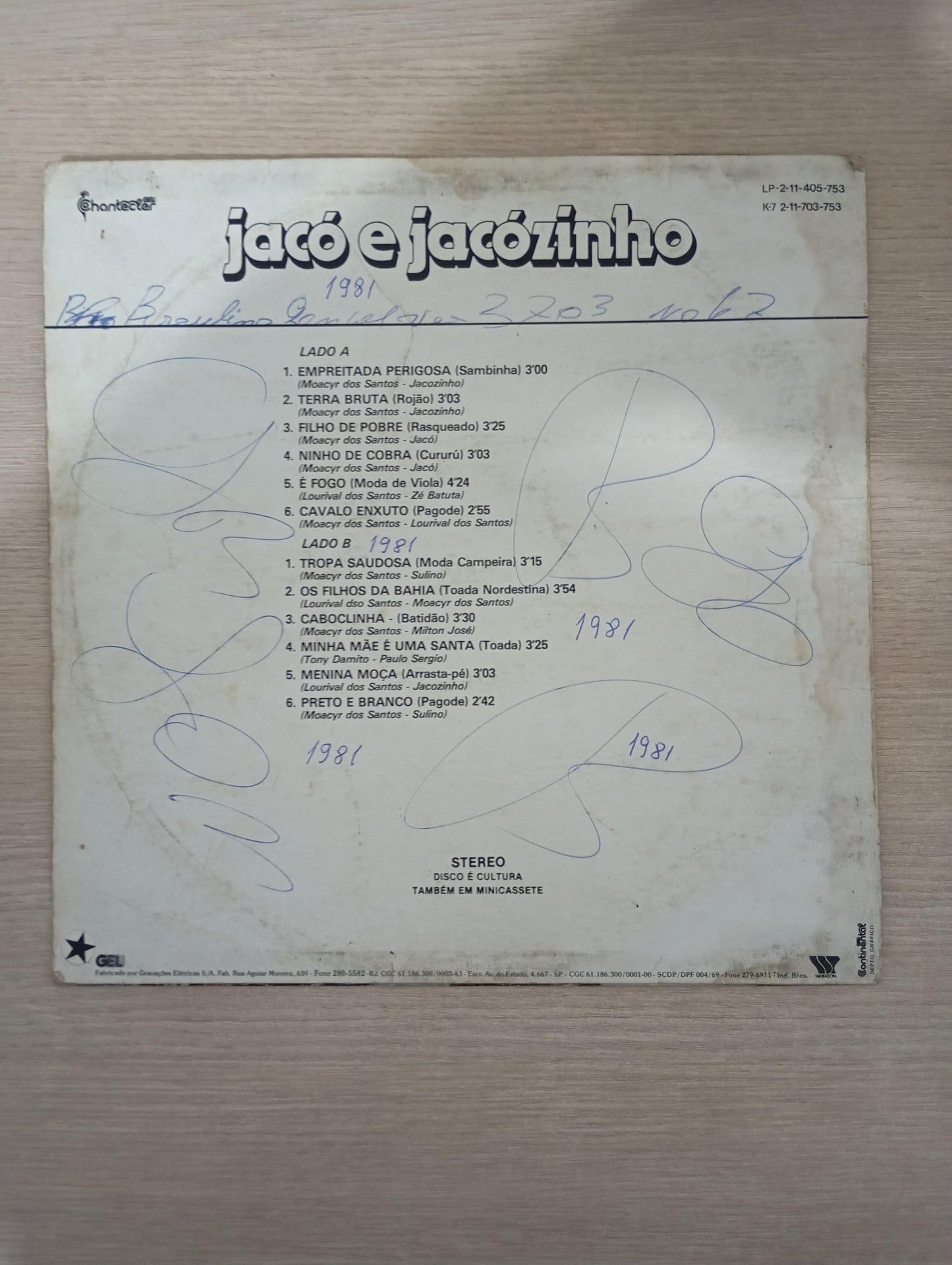 Lp Vinil Jacó E Jacozinho As 12 Mais