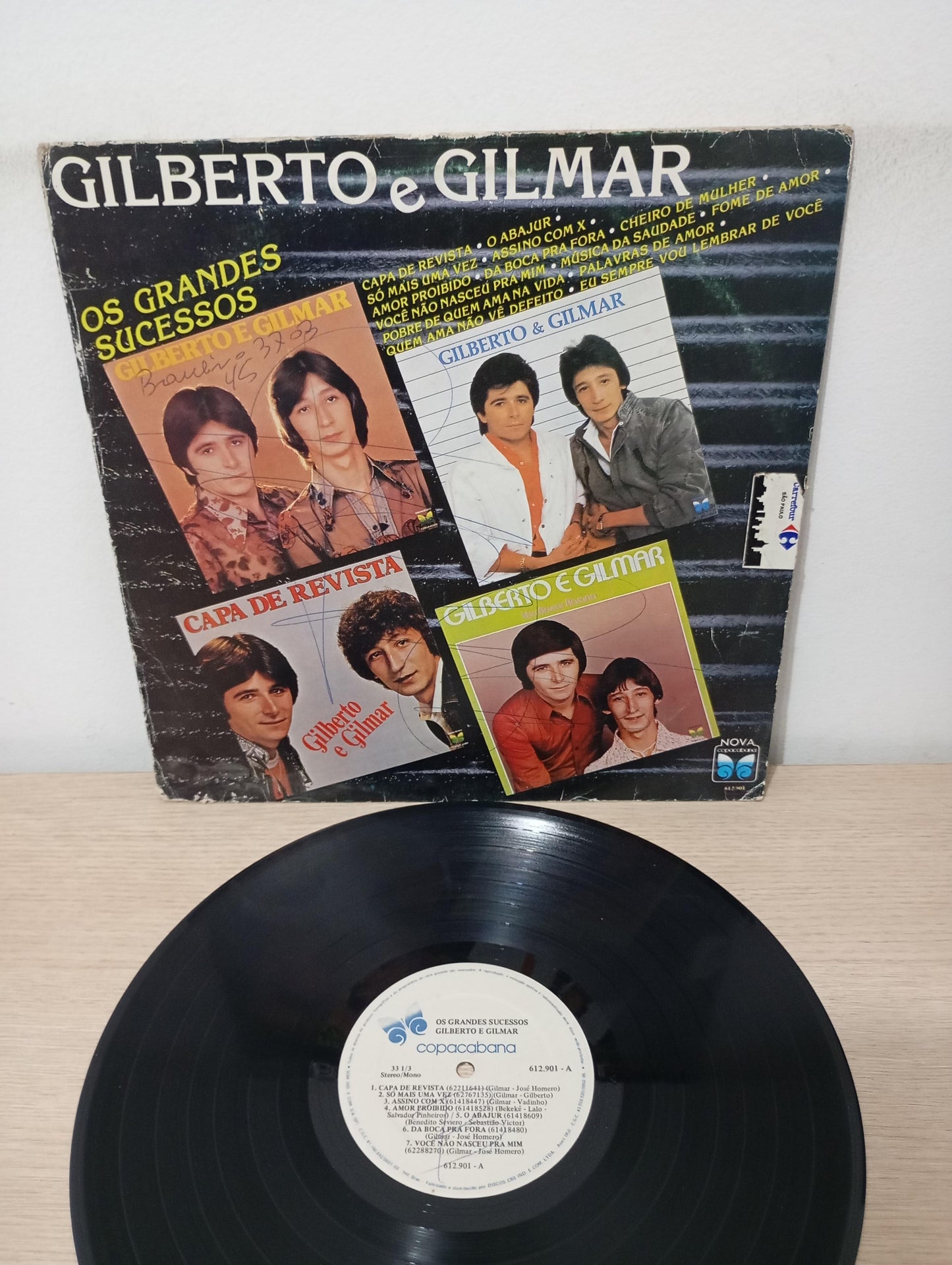 Lp Vinil Gilberto & Gilmar Os Grandes Sucessos