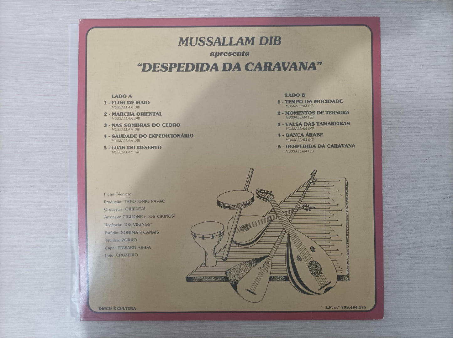 Lp Vinil Mussallam Dib Despedida Da Caravana