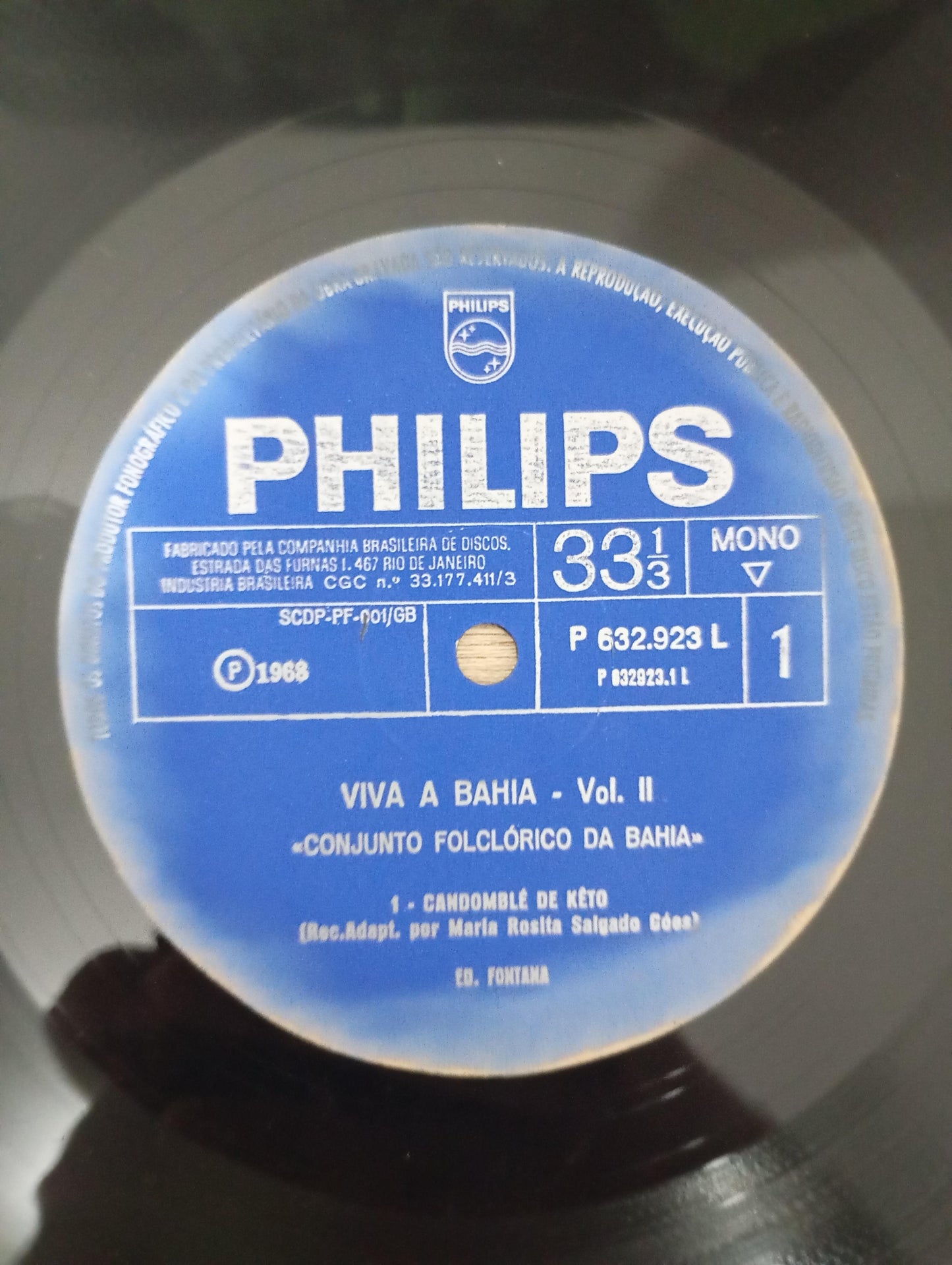 Lp Vinil Conjunto Folclórico da Bahia Viva Bahia! nº 2