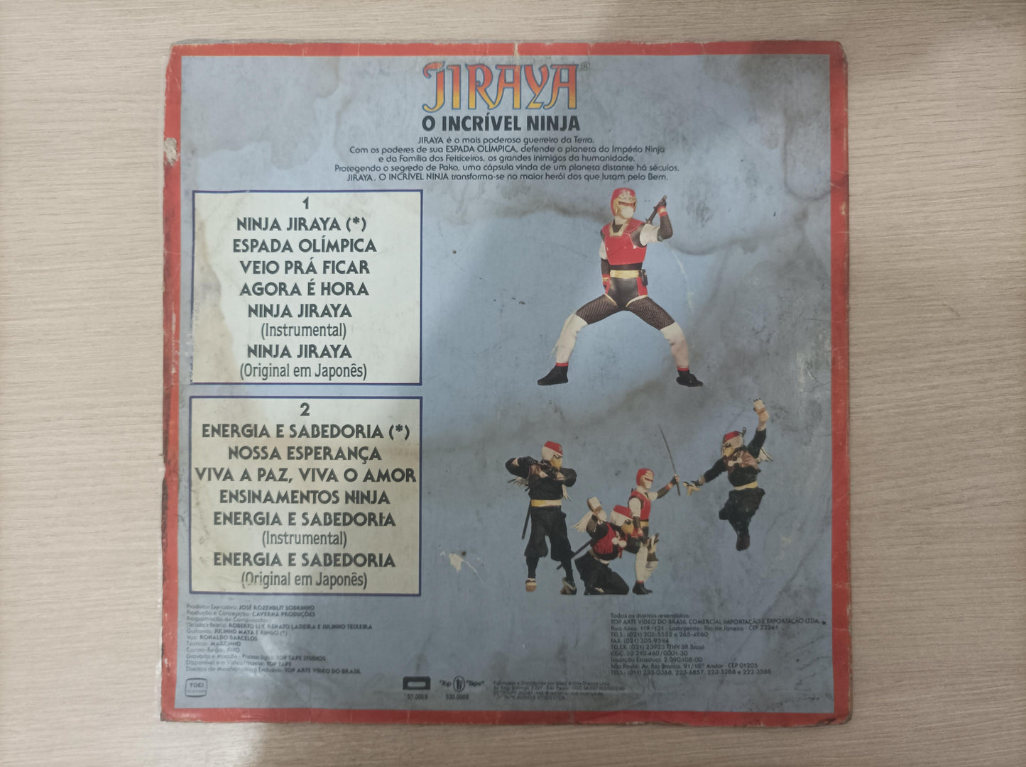 Lp Vinil Jiraya O Incrível Ninja