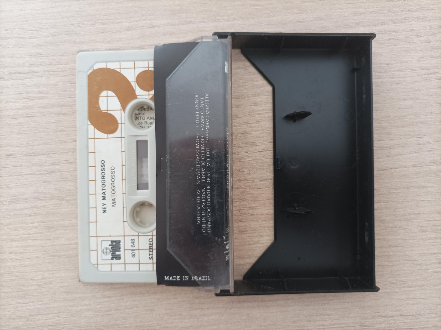 Fita K7 Cassete Ney Matogrosso Mato Grosso