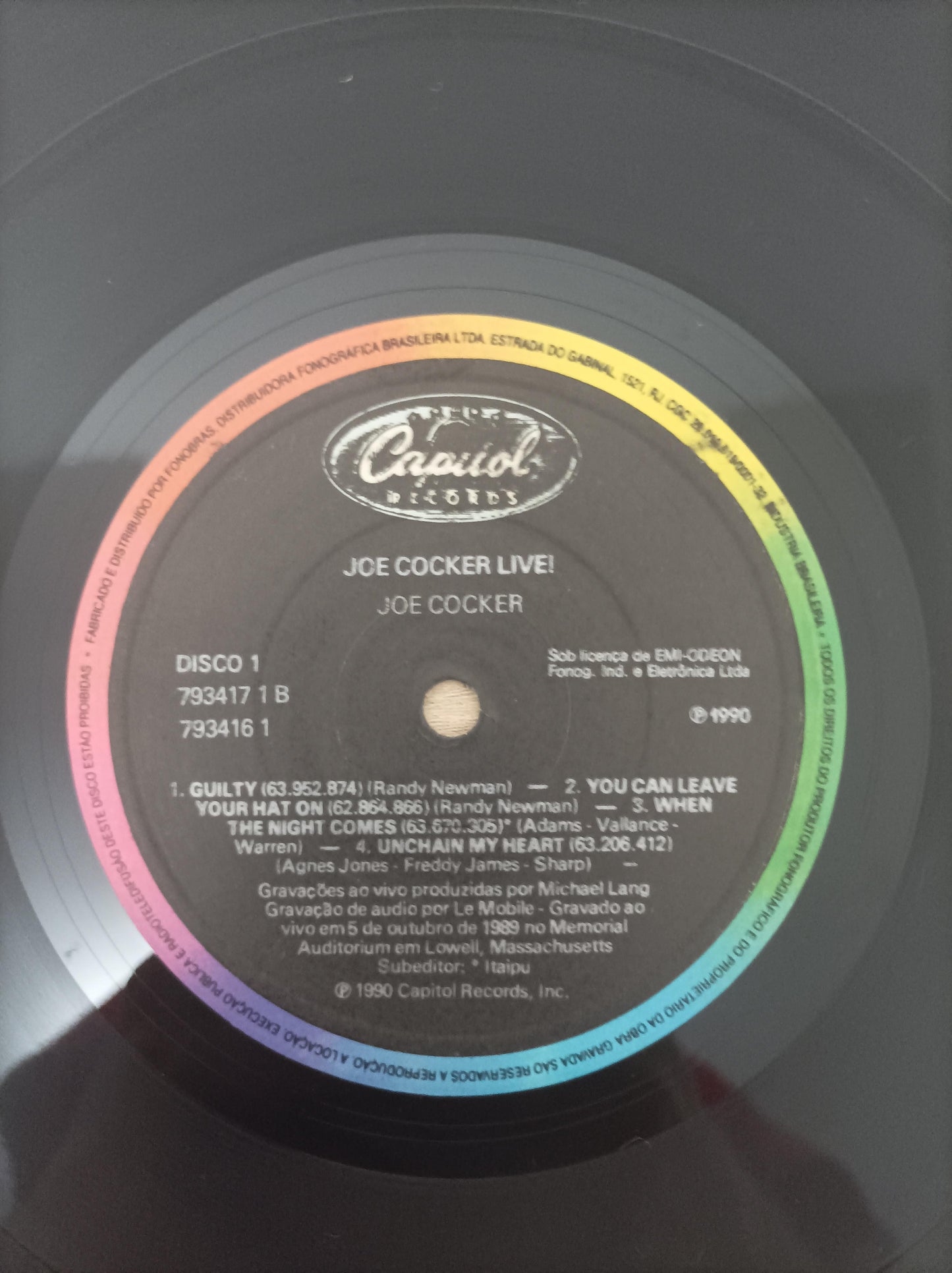 Disco Vinil Live Joe Cocker Duplo A
