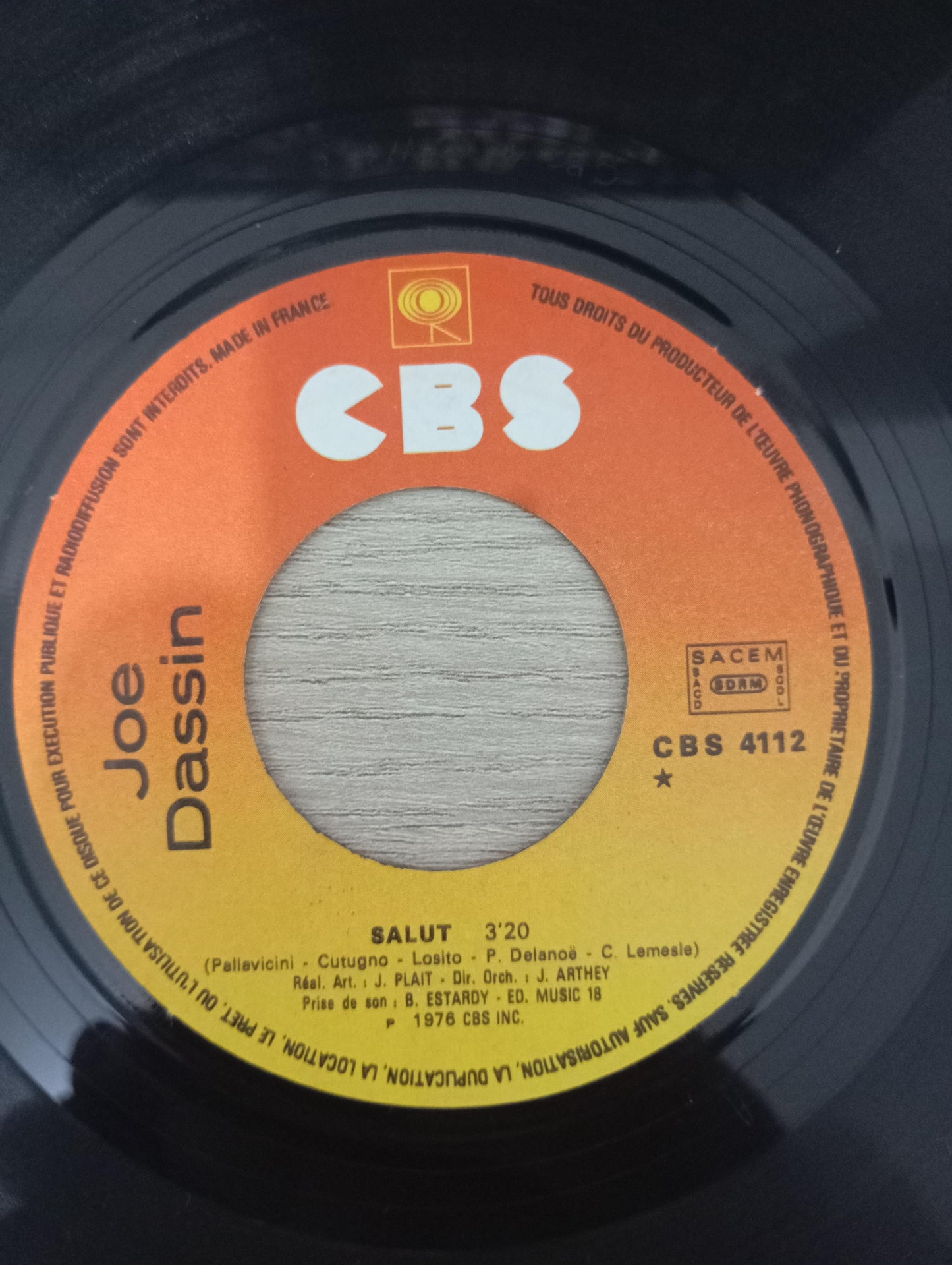 Compacto Vinil Joe Dassin Salut Et Si Tu N'Existais Pas Imp