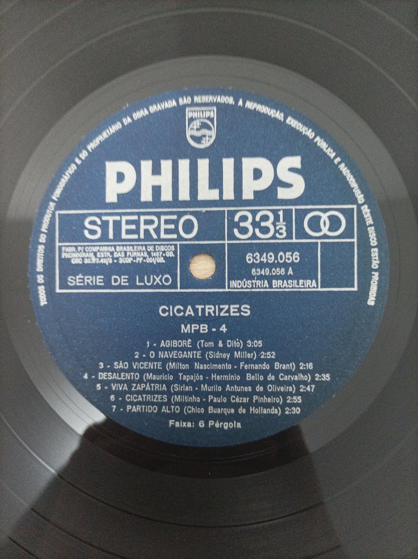 Lp Vinil MPB4 Cicatrizes Capa Dupla