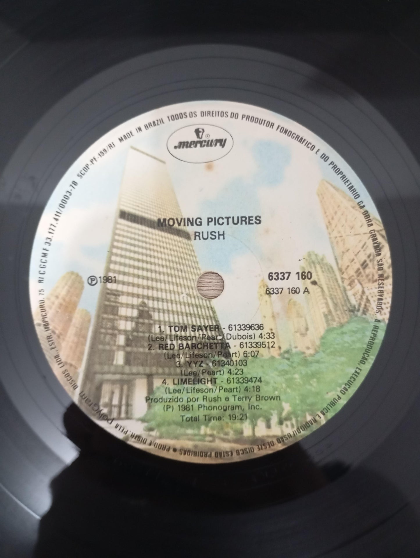 Disco Vinil Moving Pictures Rush A
