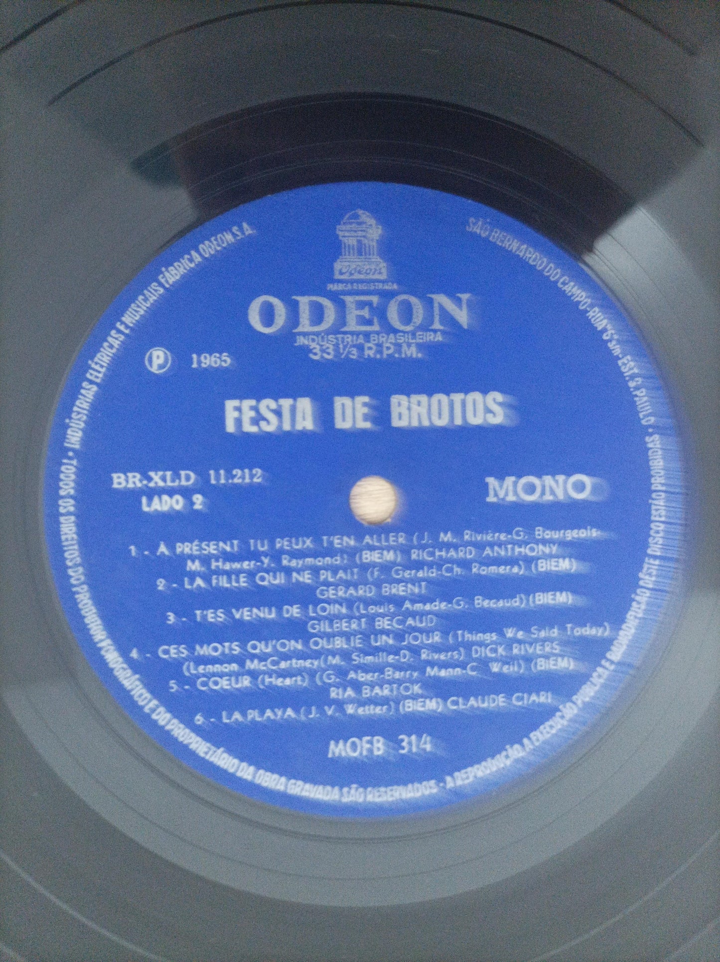 Lp Vinil Festa de Brotos