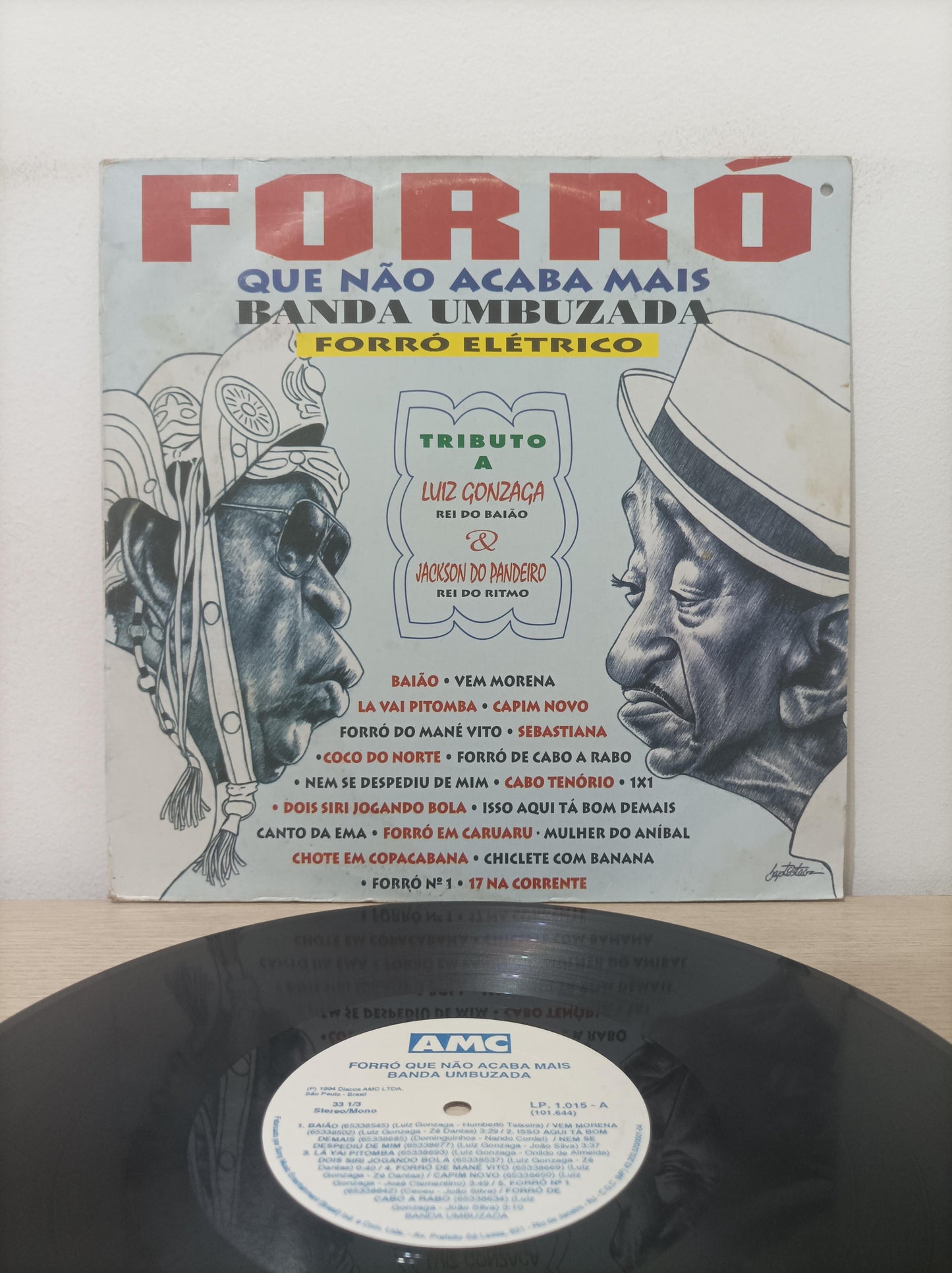 Lp Vinil Banda Umbuzada Forró Que Não Acaba Mais