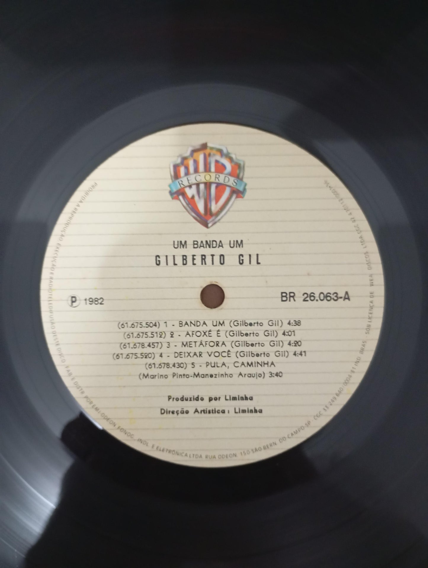 Lp Vinil Gilberto Gil Um Banda Um Com Encarte