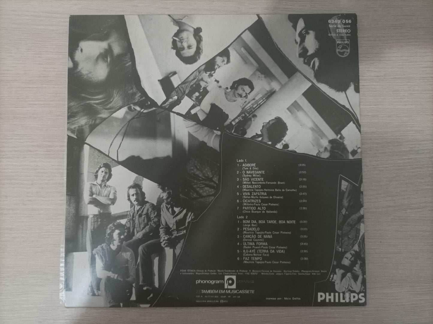 Lp Vinil MPB4 Cicatrizes Capa Dupla