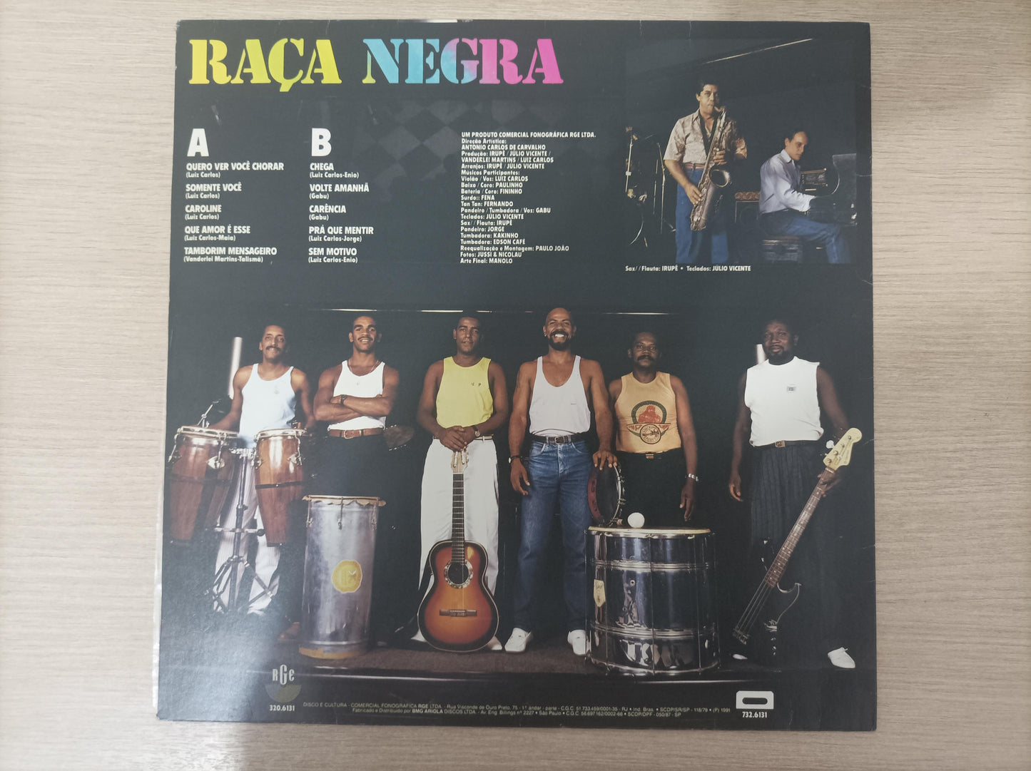 Disco Vinil 1991 Raça Negra A