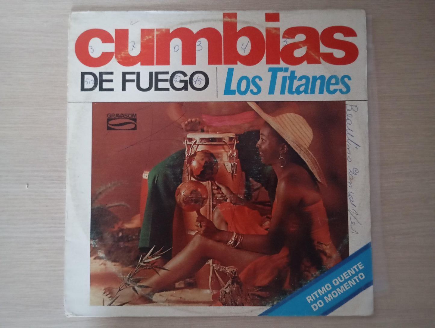 Lp Vinil Los Titanes Cumbias de Fuego